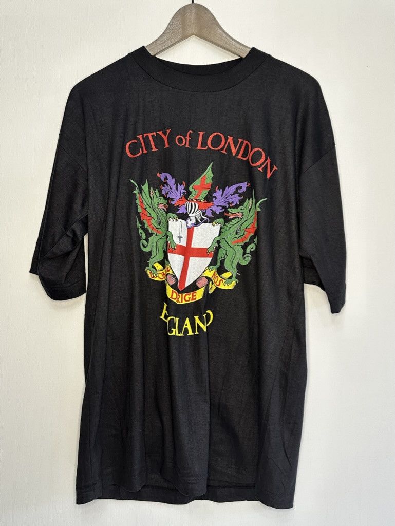 Vintage City Of London Single Stitch t shirt Size US L / EU 52-54 / 3 - 1 Thumbnail