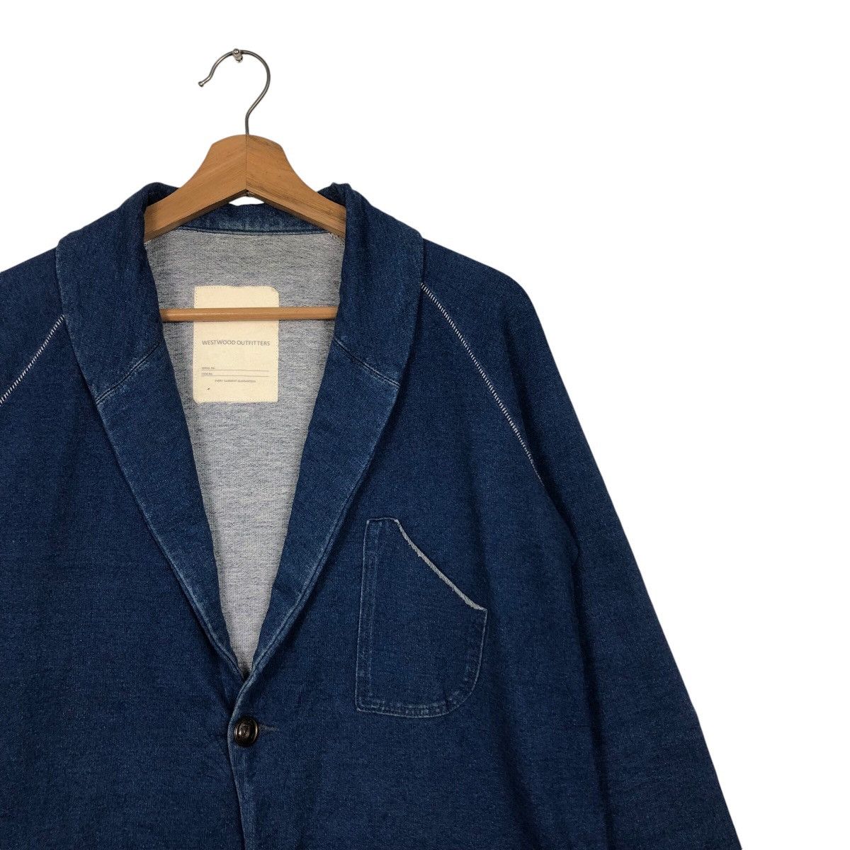 Indigo 📌Vintage Indigo Denim Jacket Worker Westwood 45RPM Size US M / EU 48-50 / 2 - 7 Thumbnail
