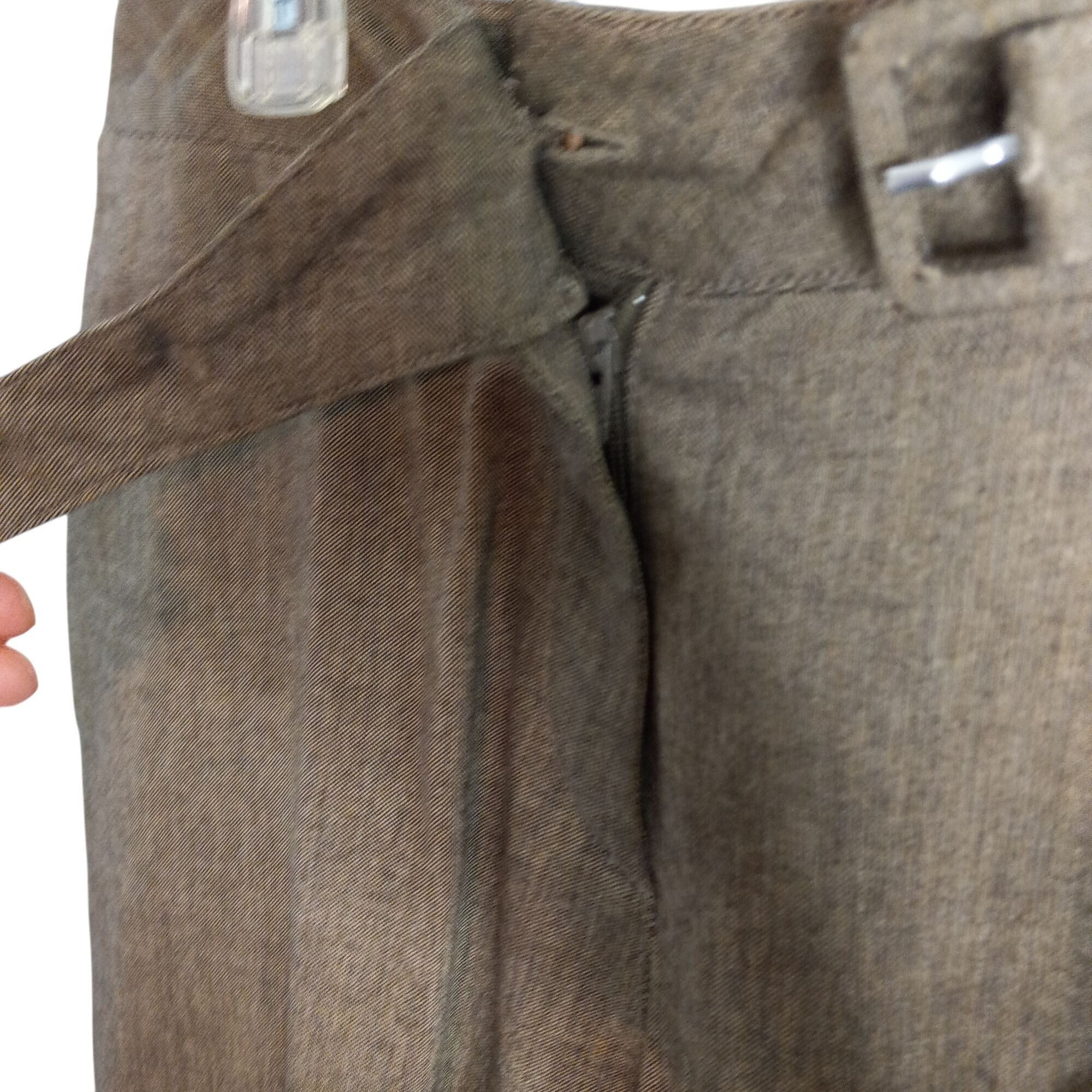 J. Jill J.Jill Size 6P Cropped Pants Womens Brown Wool Blend Petite Size 30" / US 8 / IT 44 - 4 Thumbnail