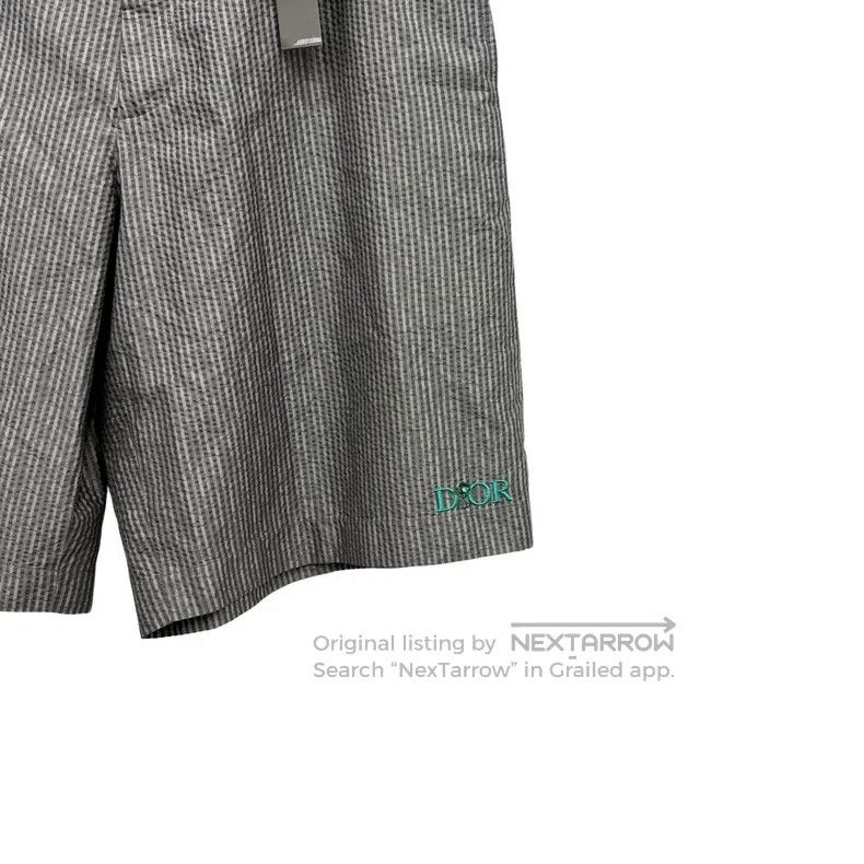 Dior Dior Grey striped casual shorts Size US 38 / EU 54 - 3 Thumbnail