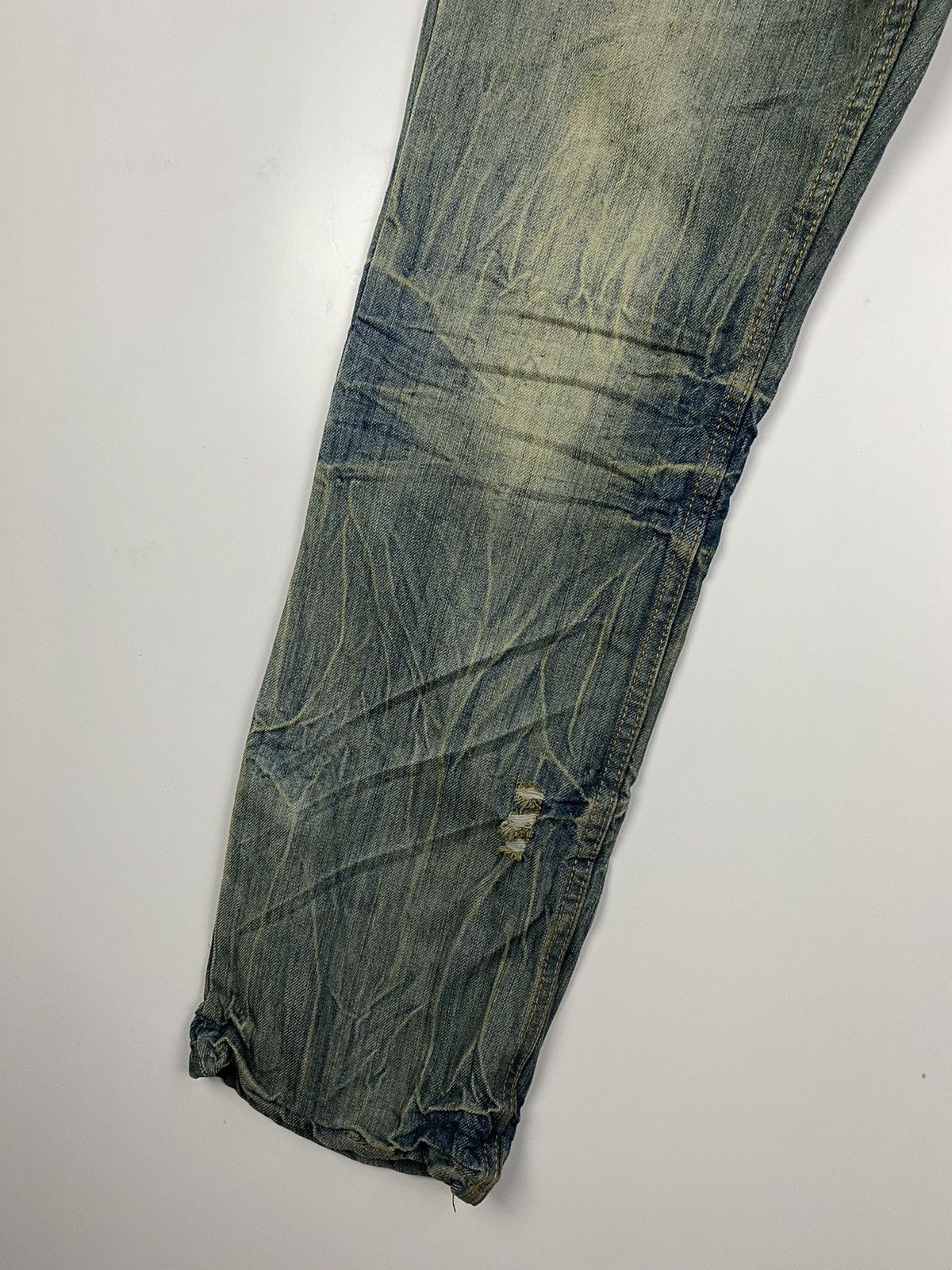 Japanese Brand × Vintage Vintage Fusai Denim Distressed Flared Size US 34 / EU 50 - 8 Thumbnail