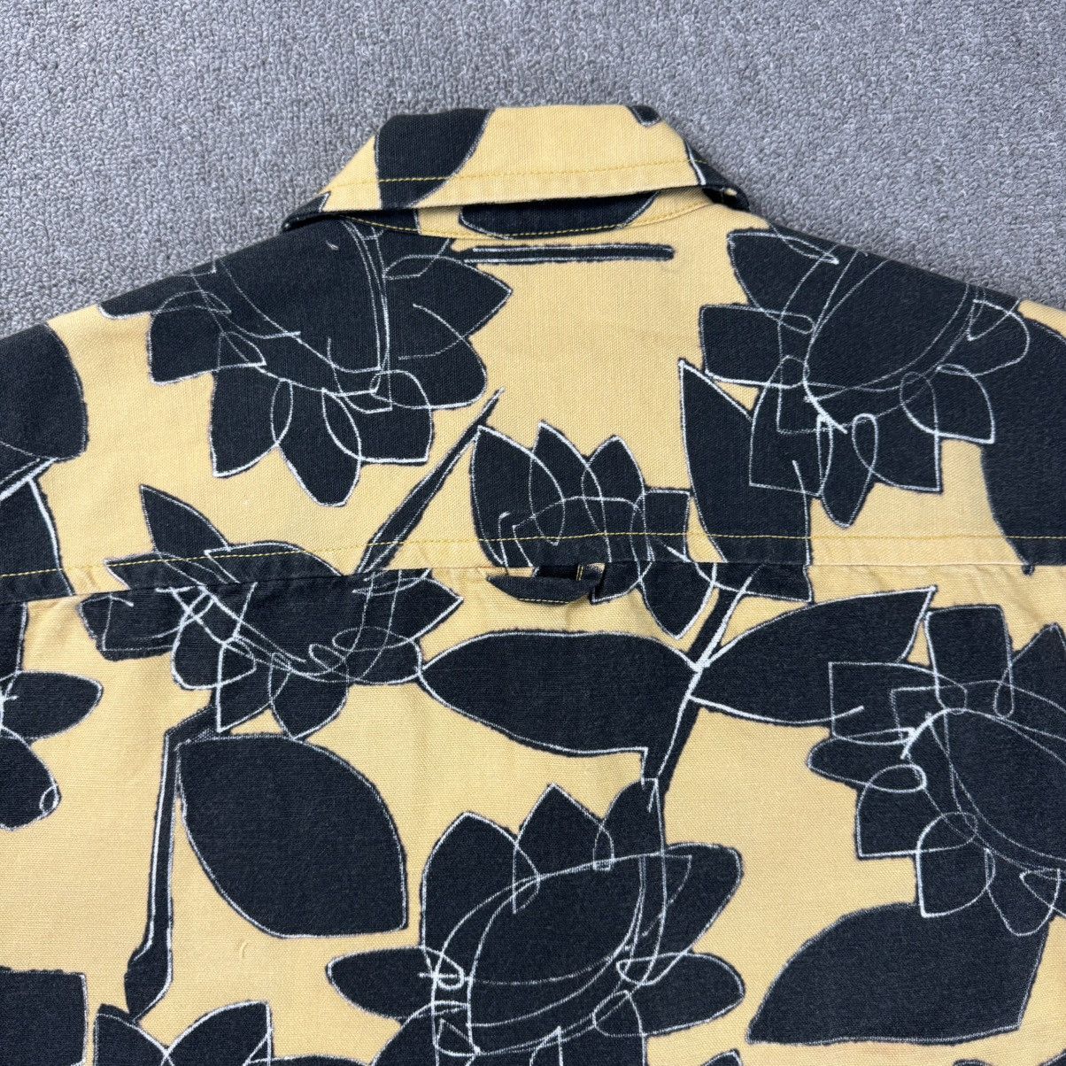 Jacquemus Jacquemus - Jean Camp Collar Printed Blended Shirt Size US S / EU 44-46 / 1 - 8 Thumbnail