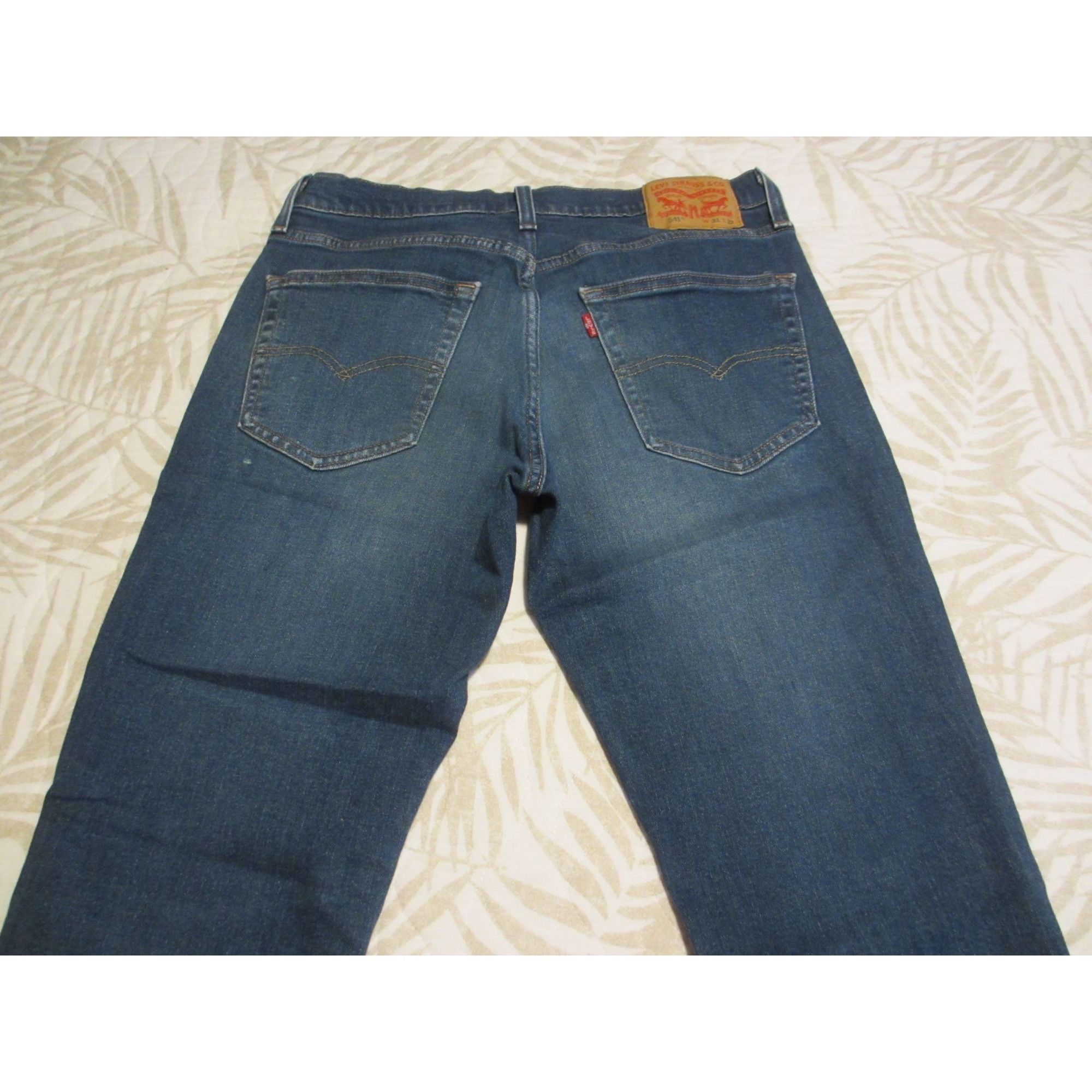 Levi's Levis 541 Athletic Fit Jeans W31 L32 Medium Wash Denim Size US 31 - 3 Thumbnail