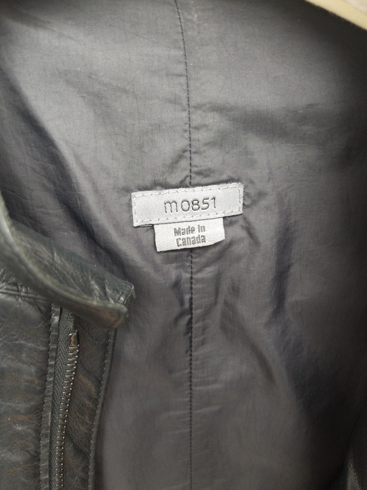 M0851 m0851 Minimal Leather Moto Jacket Size US M / EU 48-50 / 2 - 6 Thumbnail