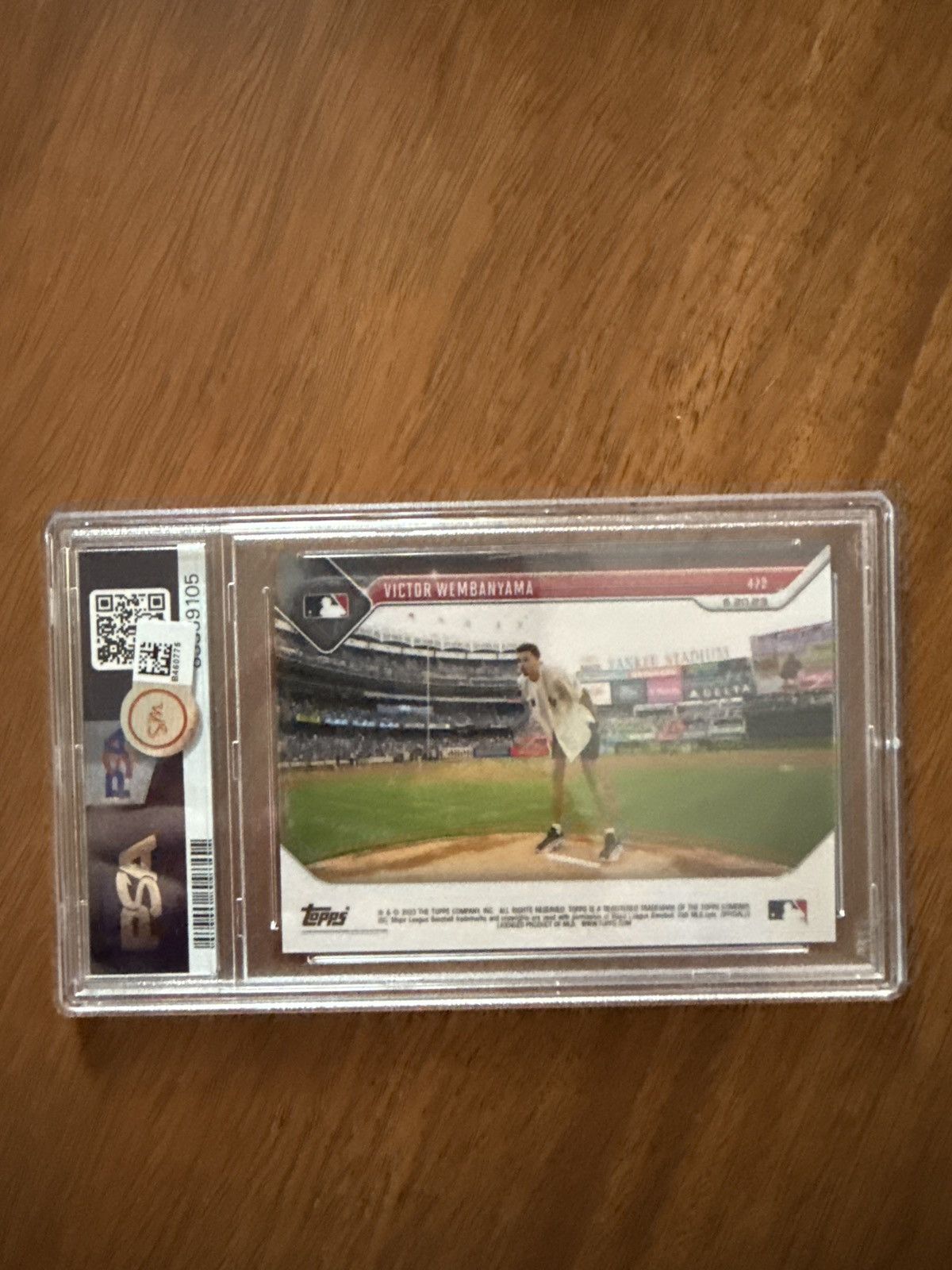 New York Yankees 2023 Topps Now Victor Wembanyama GEM Mint 10 Size ONE SIZE - 2 Thumbnail
