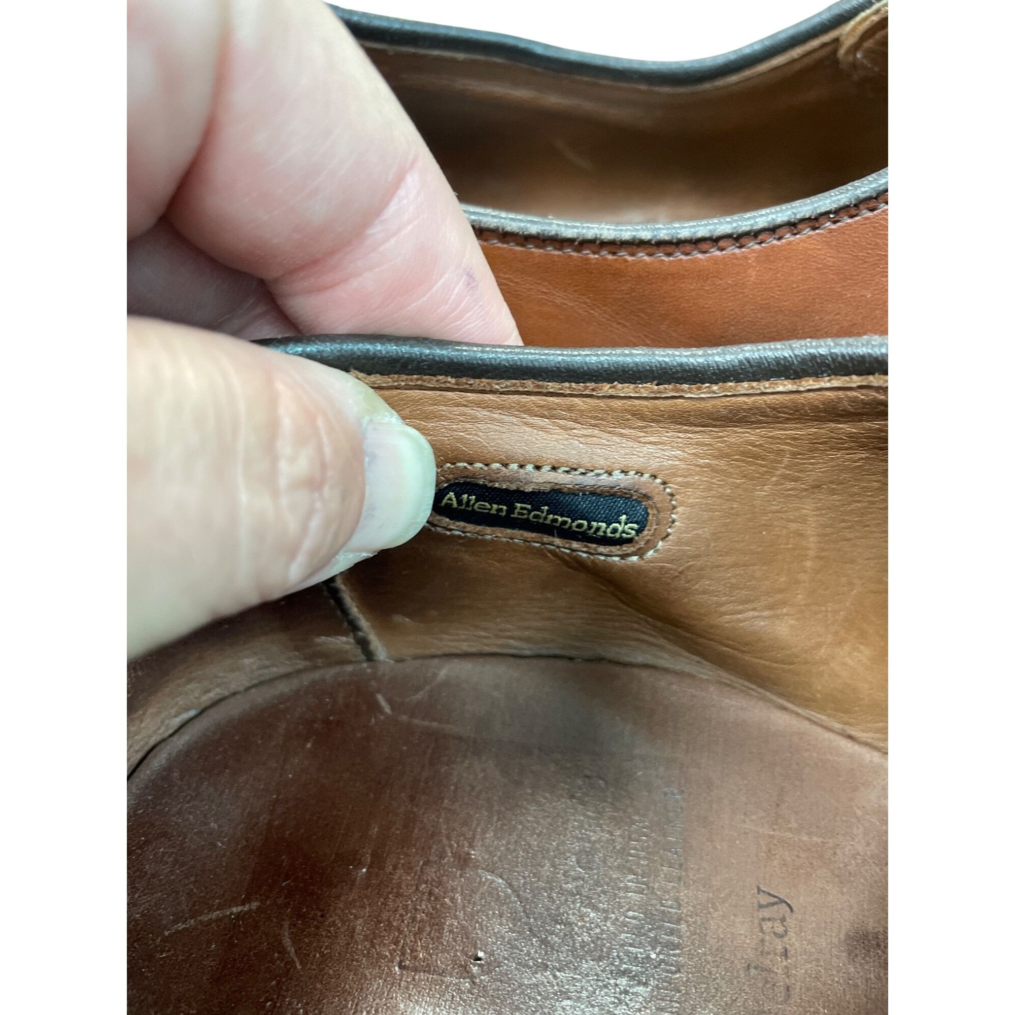 Allen Edmonds Allen Edmonds Delray Mens brown leather derby oxfords shoes Size US 9 / EU 42 - 18 Thumbnail