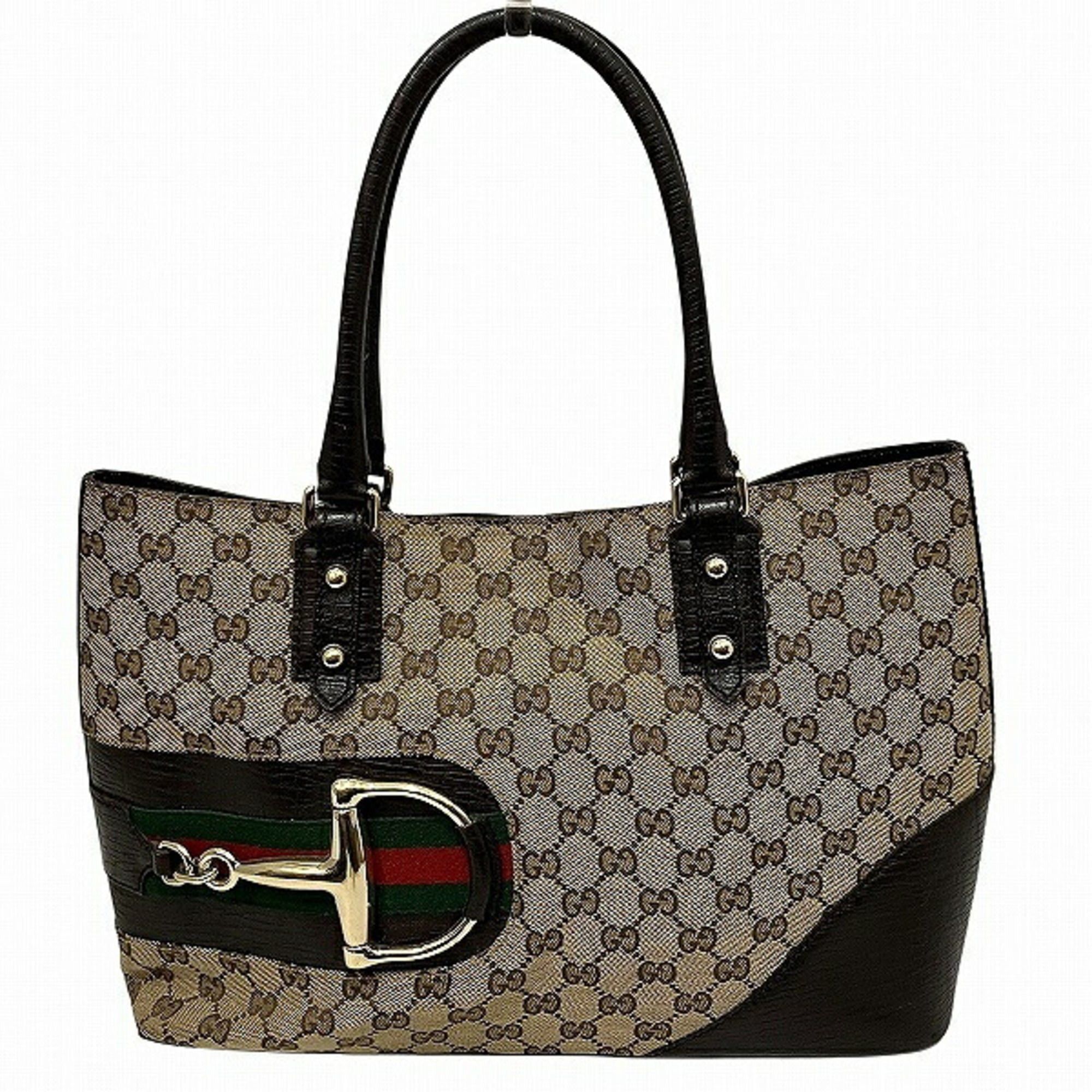Gucci Gucci Sherry 137385 Horsebit Handbag Tote Bag for Women Size ONE SIZE - 1 Thumbnail