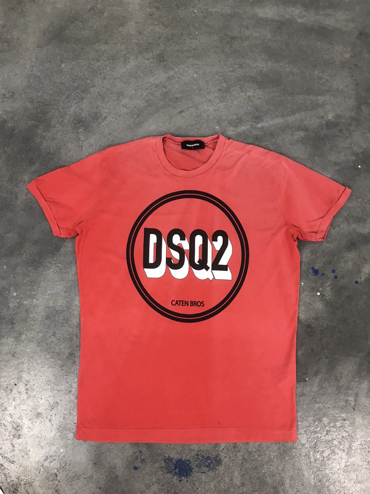Dsquared2 Dsquared2 Caten Bros Distressed Tee Size US L / EU 52-54 / 3 - 1 Thumbnail