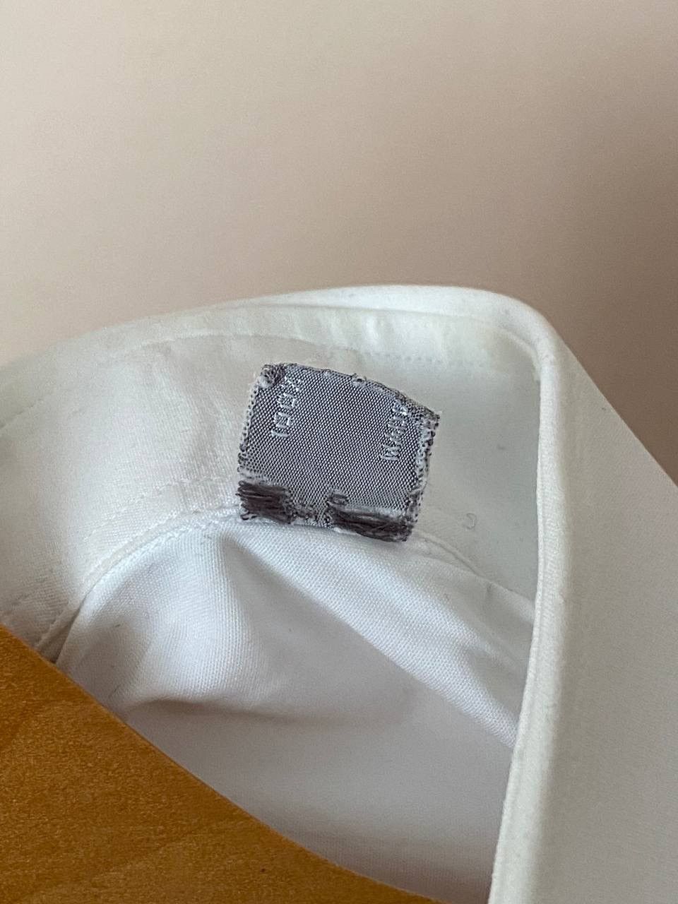 Designer × Stefano Ricci 🤍Stefano Ricci For Saint-Phil White Cotton Shirt Size US L / EU 52-54 / 3 - 8 Thumbnail