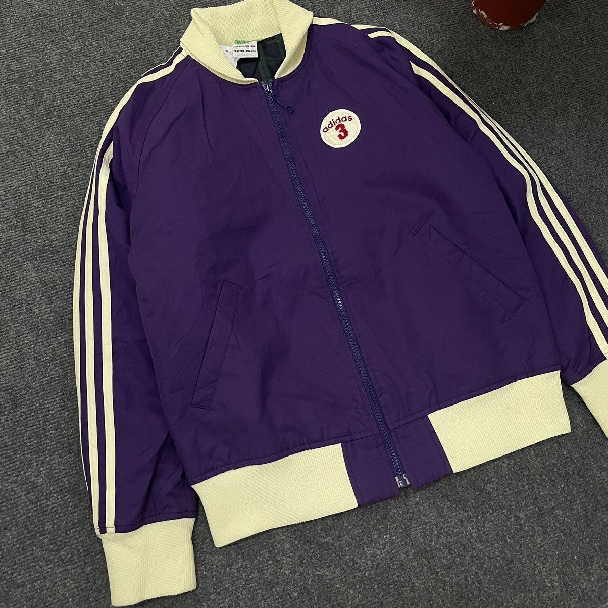 Adidas × Vintage Vintage 2005 Adidas Bomber Jacket Quilted Lining Size US S / EU 44-46 / 1 - 2 Thumbnail