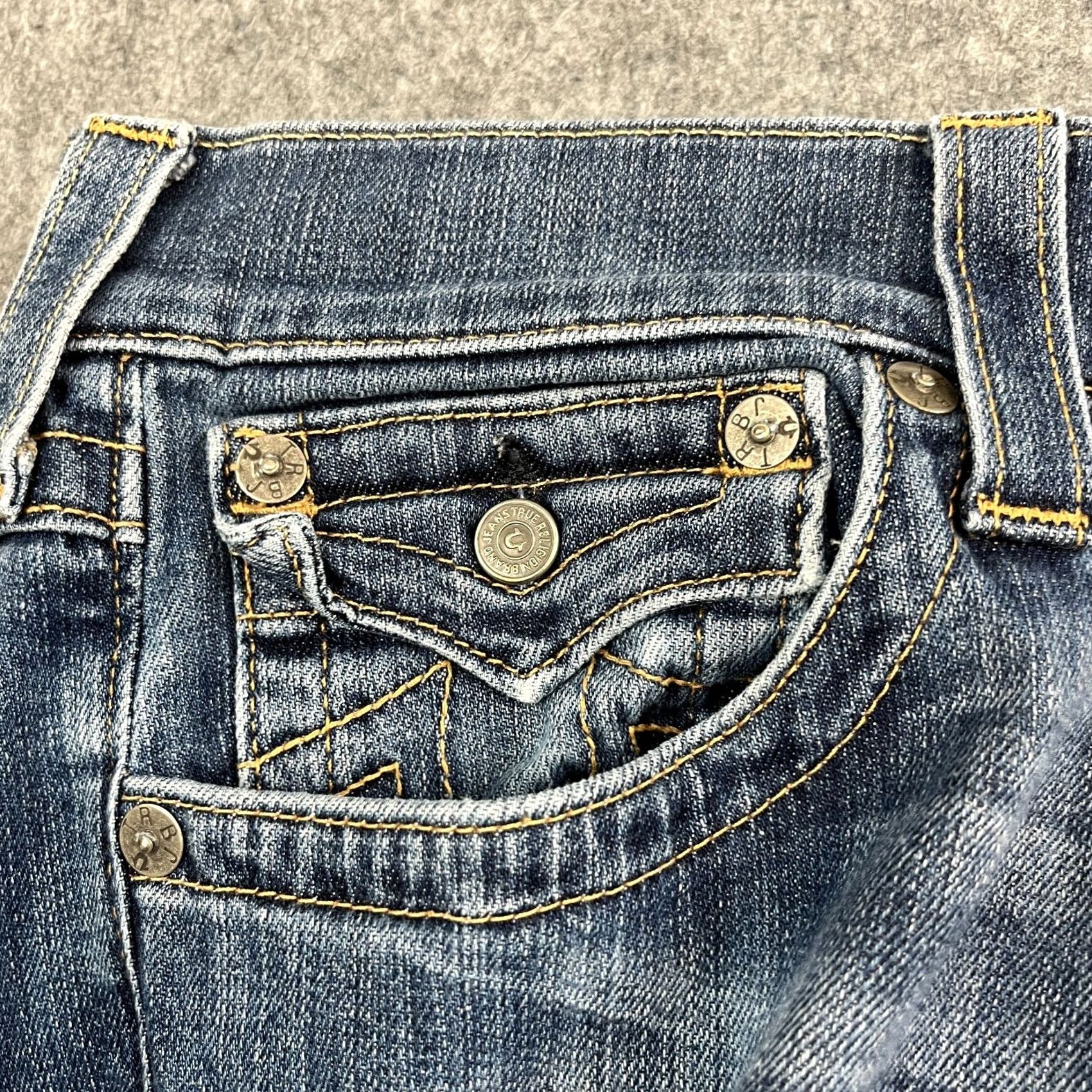 True Religion True Religion Jeans Slim/Relaxed Straight 34 32 Blue Ricky Denim 5-Pocket Mens Shoes Size US 34 / EU 50 - 7 Thumbnail