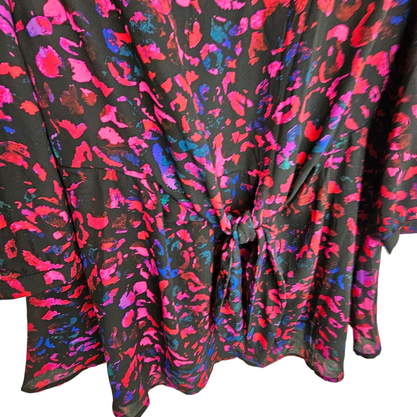 Corridor Torrid Georgette Leopard Print Top Plus Size 2X Mob Wife Size XXL / US 16-18 / IT 52-54 - 4 Thumbnail