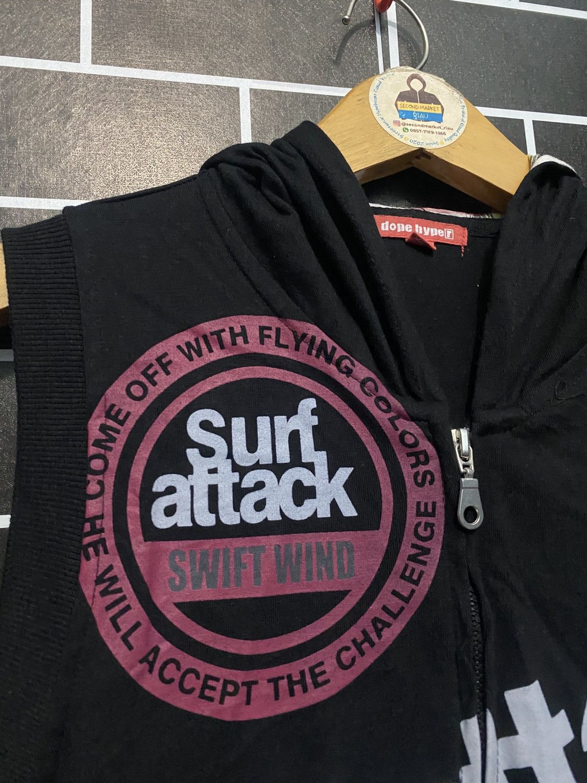 Other Dope hyper sleeveless hoodie surf attack dope hype japanese Size US L / EU 52-54 / 3 - 3 Thumbnail