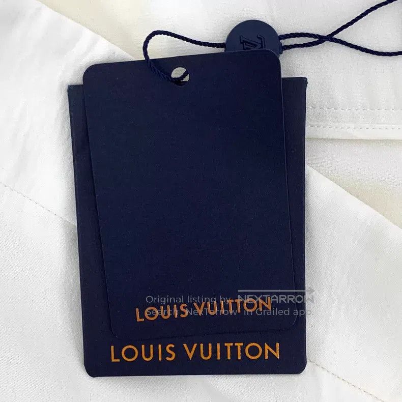 Louis Vuitton Louis Vuitton 24 white logo leather casual shorts Size US 36 / EU 52 - 9 Thumbnail