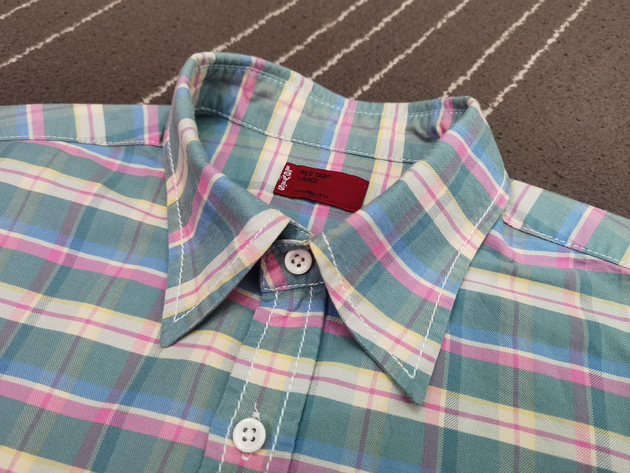 Levi's Levis RED TAB button up M 7117 Size US M / EU 48-50 / 2 - 6 Thumbnail
