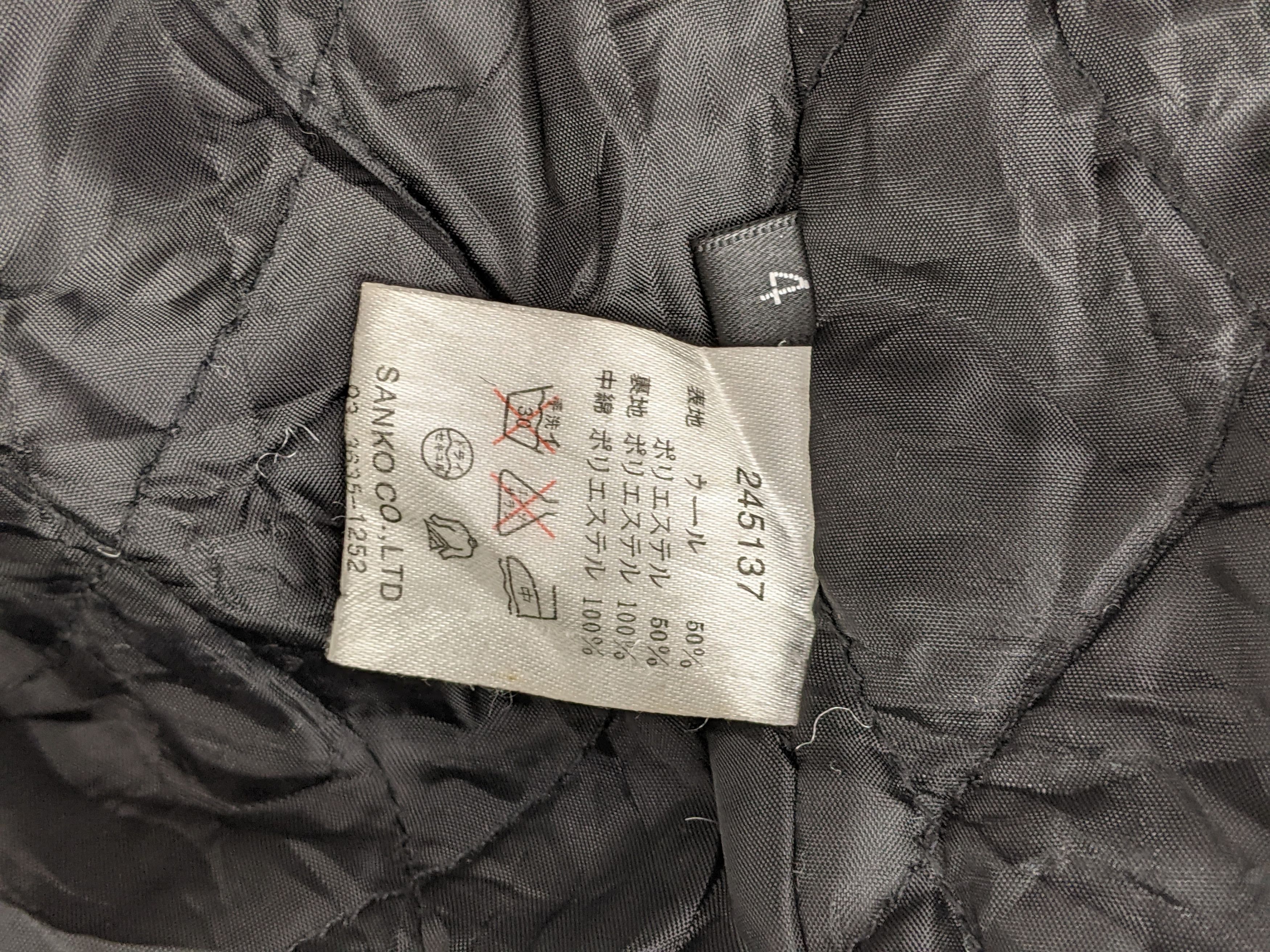 JACKROSE Vintage 80s Jack Rose Wording Wool Jacket MJ0110Z Size US XL / EU 56 / 4 - 6 Thumbnail