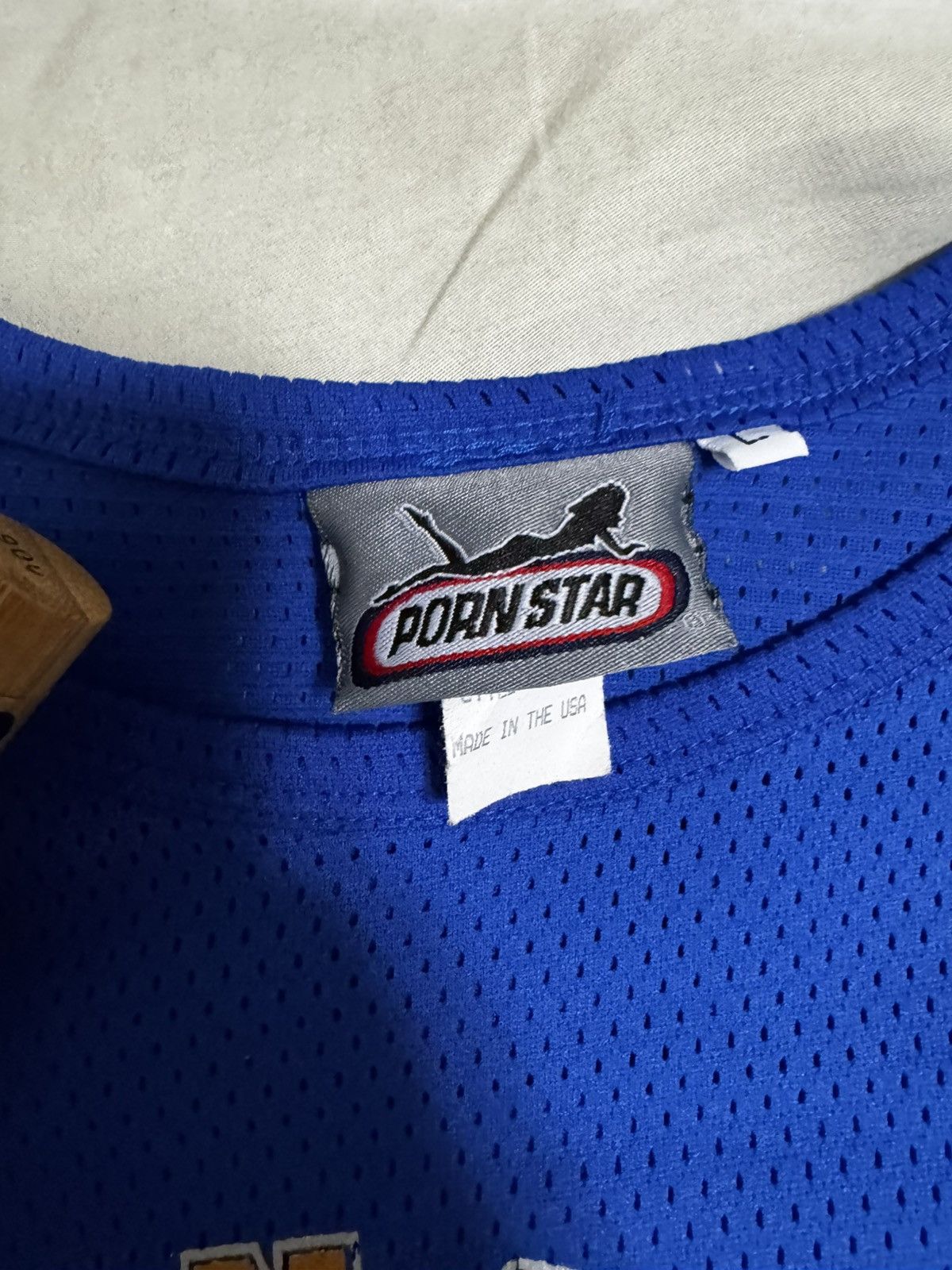 Vintage Vintage Pornstar Mesh Jersey Tank Size US L / EU 52-54 / 3 - 2 Thumbnail