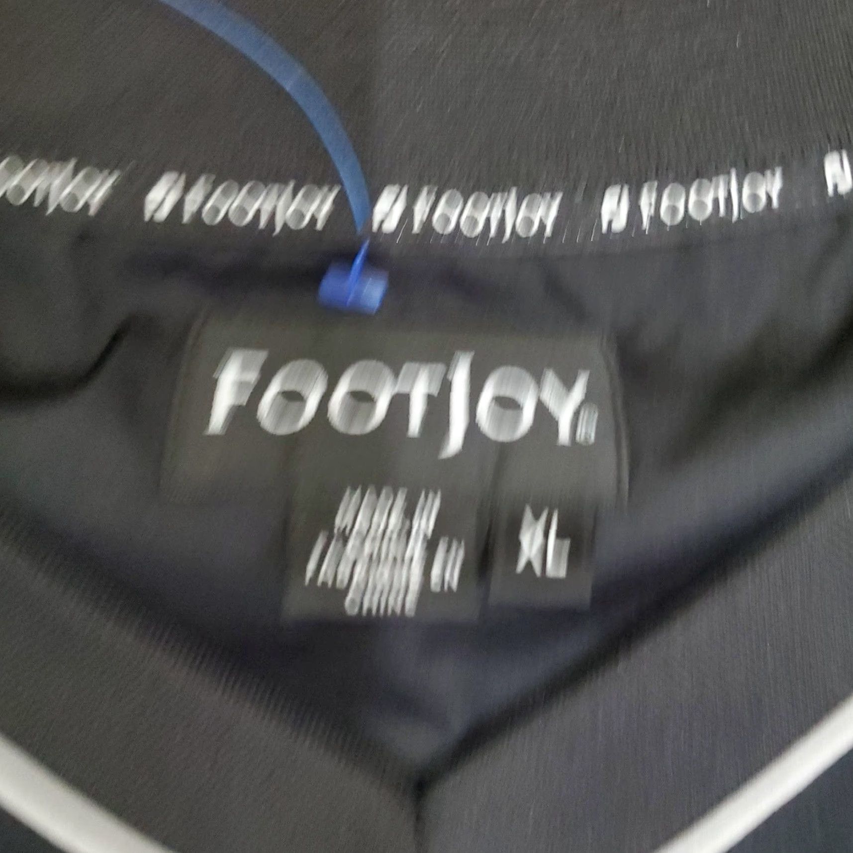 Footjoy FootJoy Golf Windbreaker Jacket Mens XL Black Short Sleeve Pullover Elk River Size US XL / EU 56 / 4 - 6 Thumbnail