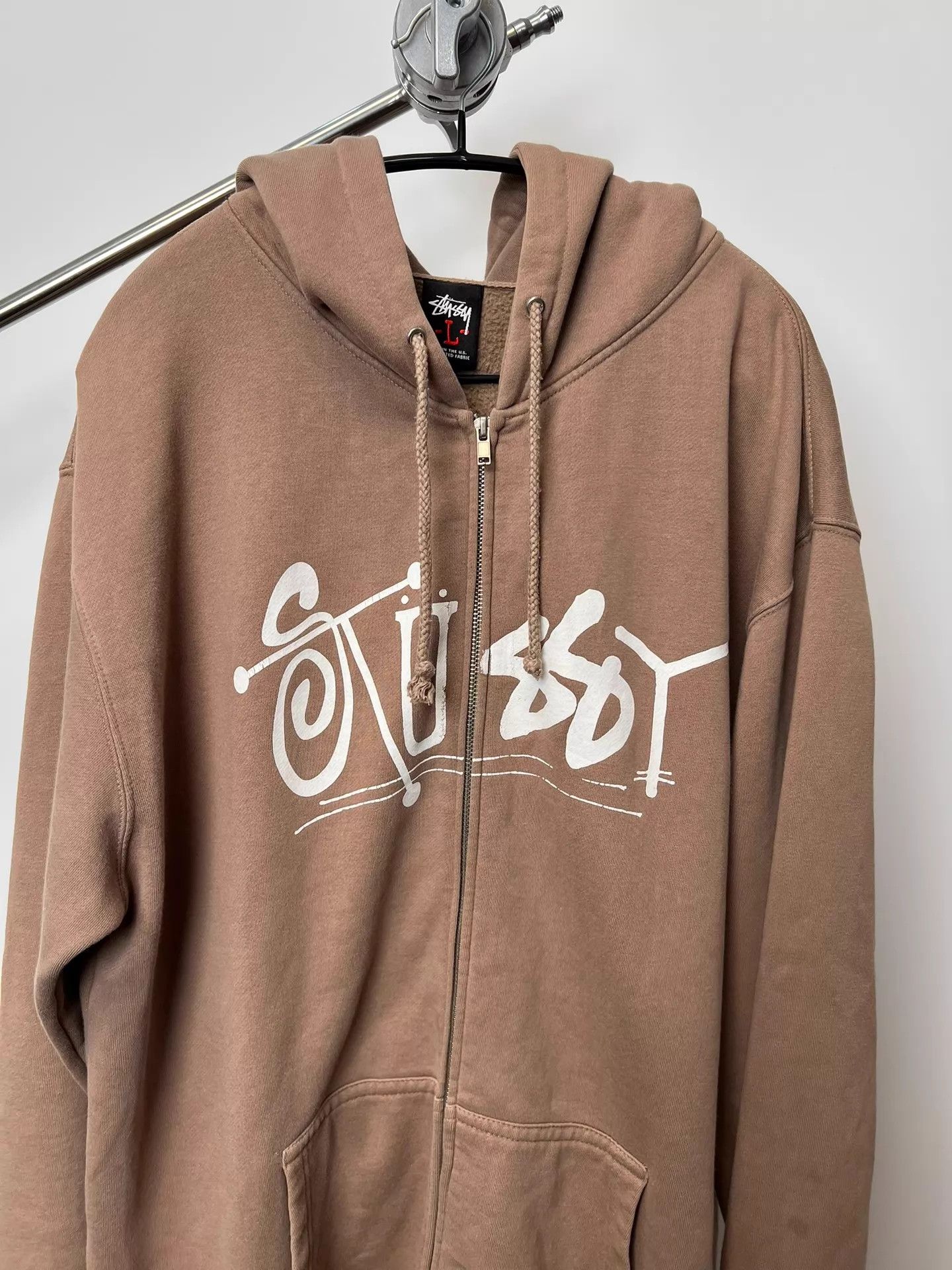 Stussy Stussy 00s Vintage Zip Hoodie Chest Back Logo L Size US L / EU 52-54 / 3 - 4 Thumbnail
