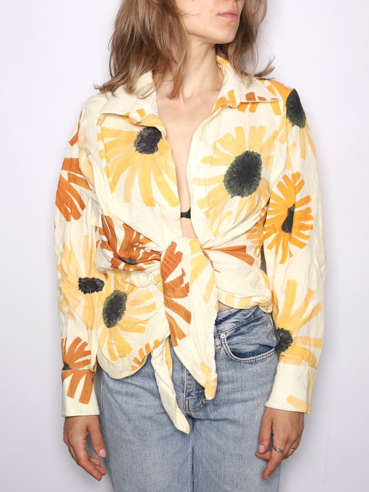 Jacquemus Jacquemus Bahia La Collectionneuse Viscose Linen Shirt Top Size XS / US 0-2 / IT 36-38 - 1 Thumbnail