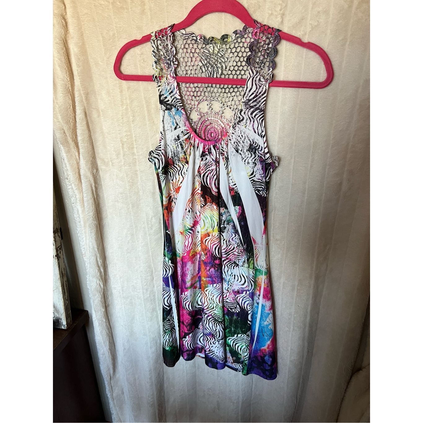 Other Miss Match Multicolored Patterned Tank Top Dress Woman’s Siz Size S / US 4 / IT 40 - 1 Thumbnail