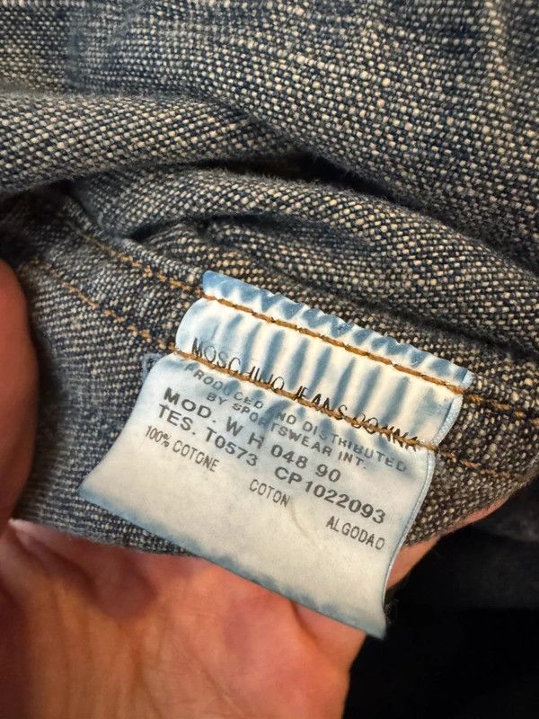 Moschino Moschino Jeans Denim Jacket S Size S / US 4 / IT 40 - 5 Thumbnail