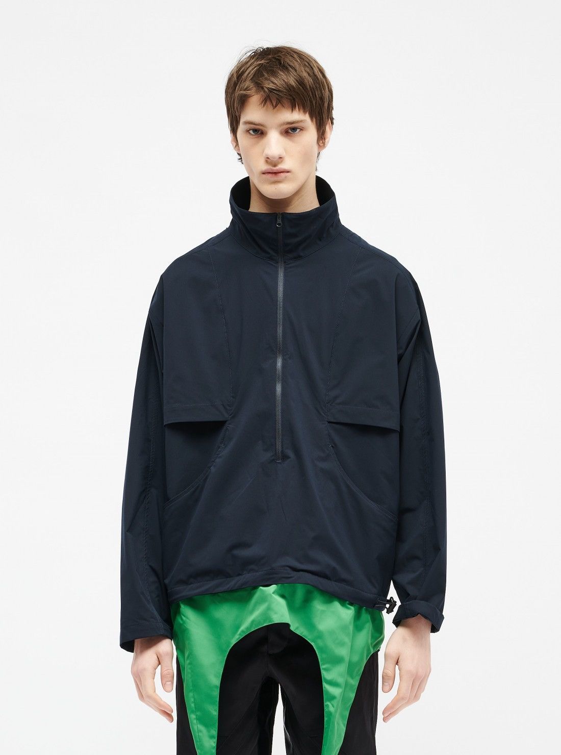Kiko Kostadinov Navy Packable Depero Jacket Size US M / EU 48-50 / 2 - 3 Thumbnail