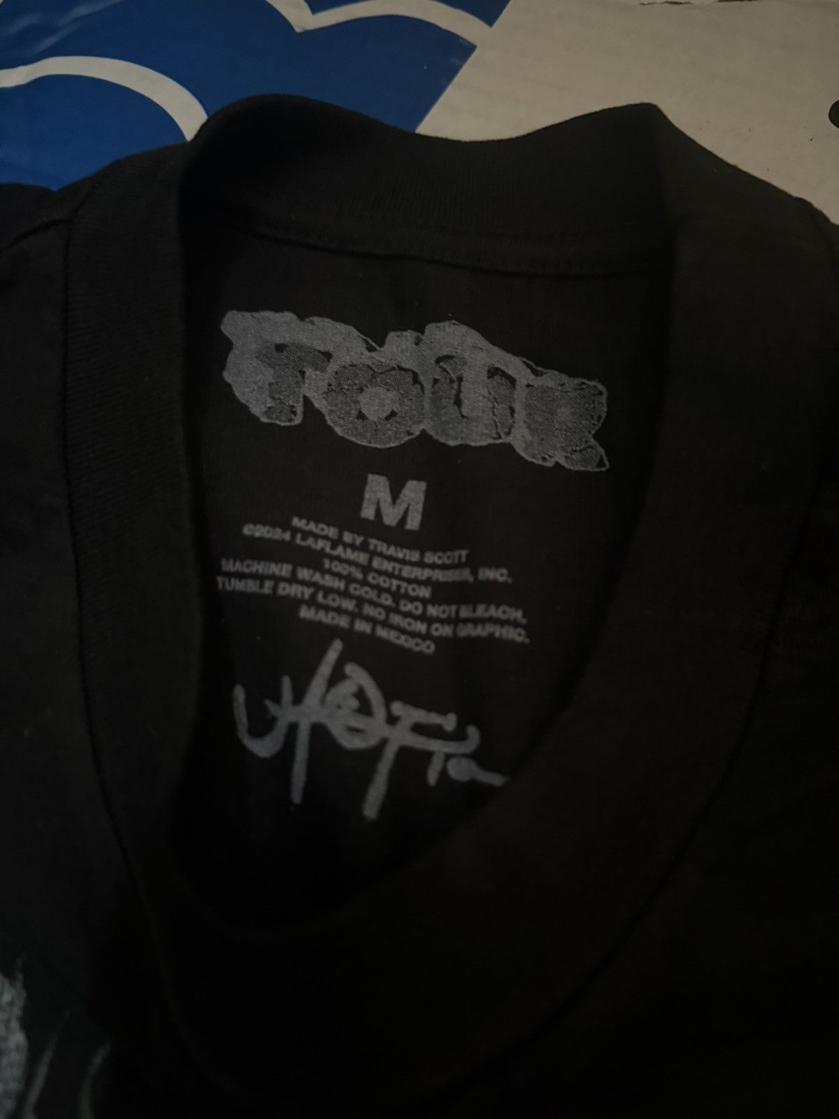 Travis Scott Travis Scott Utopia Spain Exclusive Tee (Black M) Size US M / EU 48-50 / 2 - 3 Thumbnail