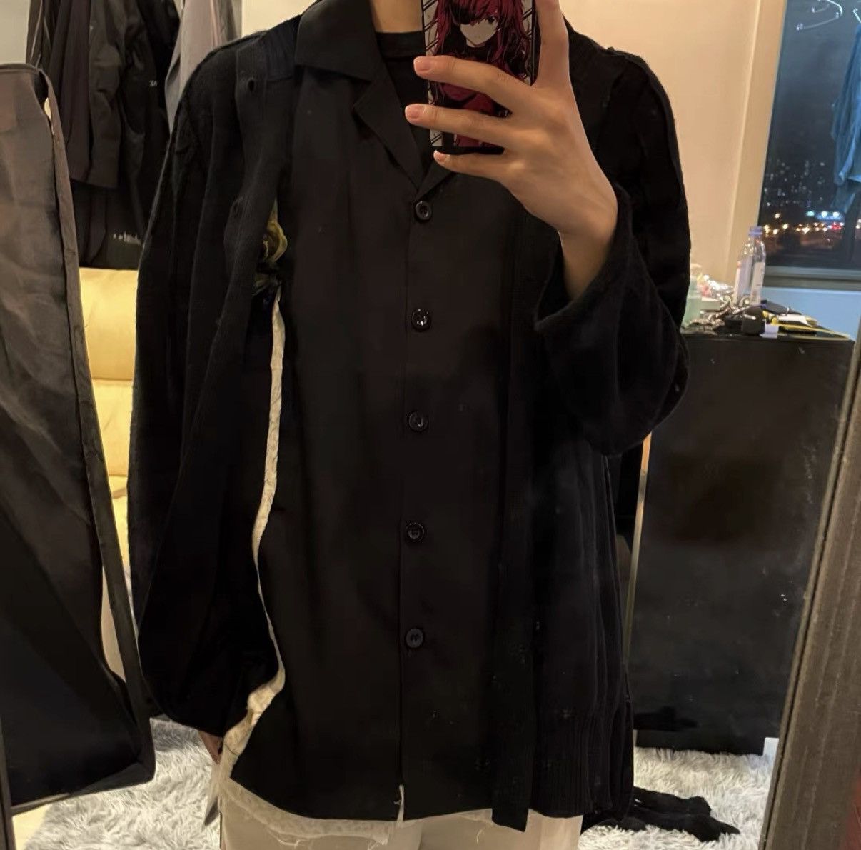 Yohji Yamamoto Yohji Yamamoto Y's Asymmetric Knit Cardigan J29 Size US M / EU 48-50 / 2 - 4 Thumbnail
