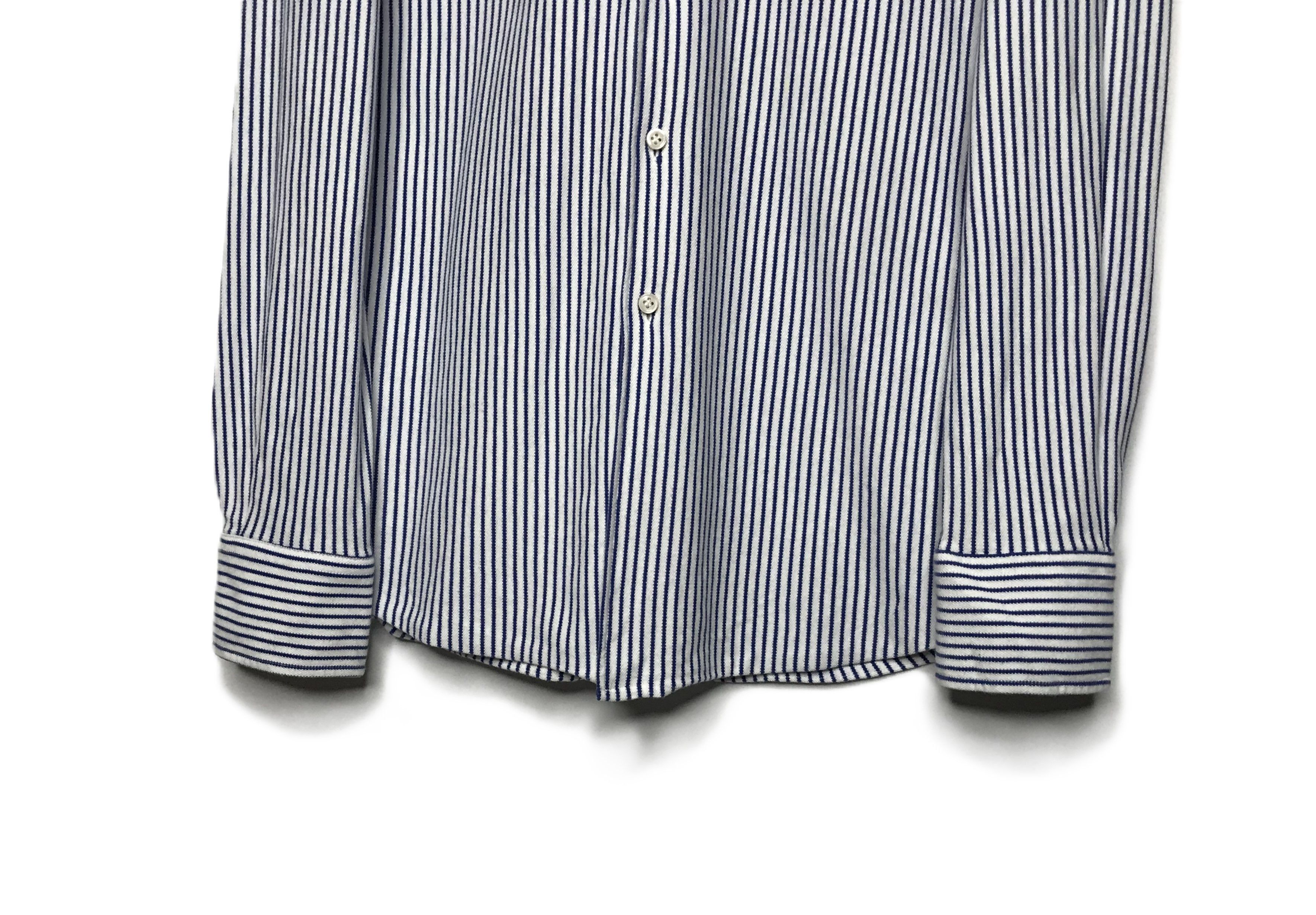 Boggi Boggi Milano Mens Stripe Long Sleeve Shirt Regular Fit Size US S / EU 44-46 / 1 - 3 Thumbnail