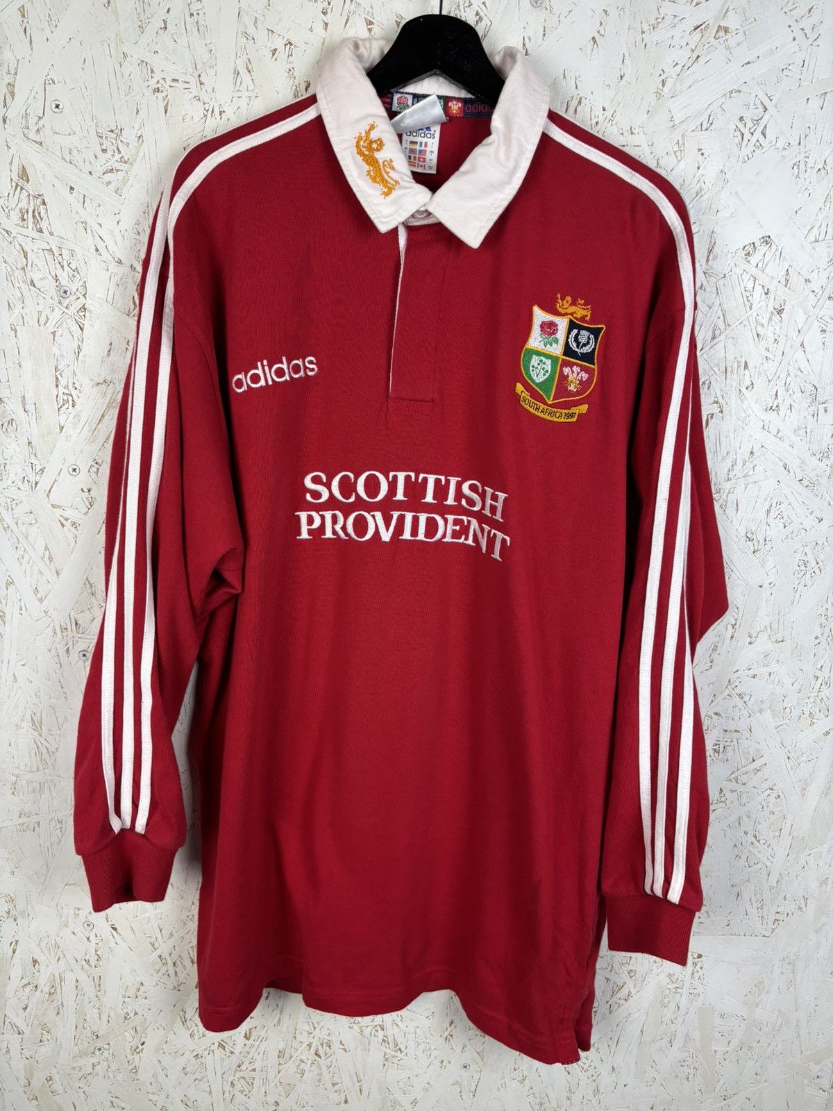 Adidas 90s Adidas 1997 British & Irish Lions Rugby Union Shirt L Size US L / EU 52-54 / 3 - 1 Thumbnail