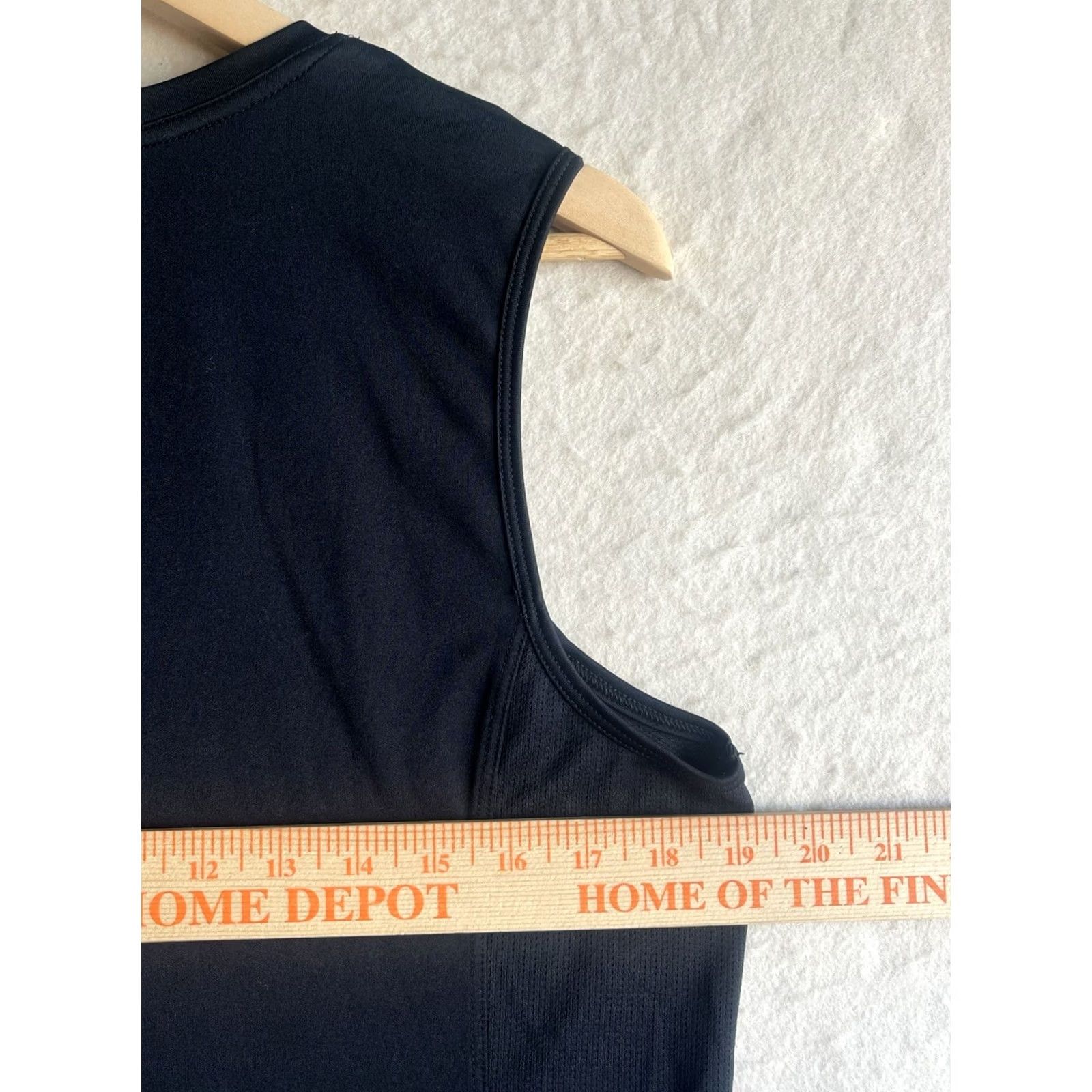 Champion Champion Tank Top Woman Black XL Crew Neck Athletic Lightweight Sleeveless Shirt Shirt Logo Casual Travel Modern Basic Cotton Blend Sports Women Mens? Size XL / US 12-14 / IT 48-50 - 3 Thumbnail