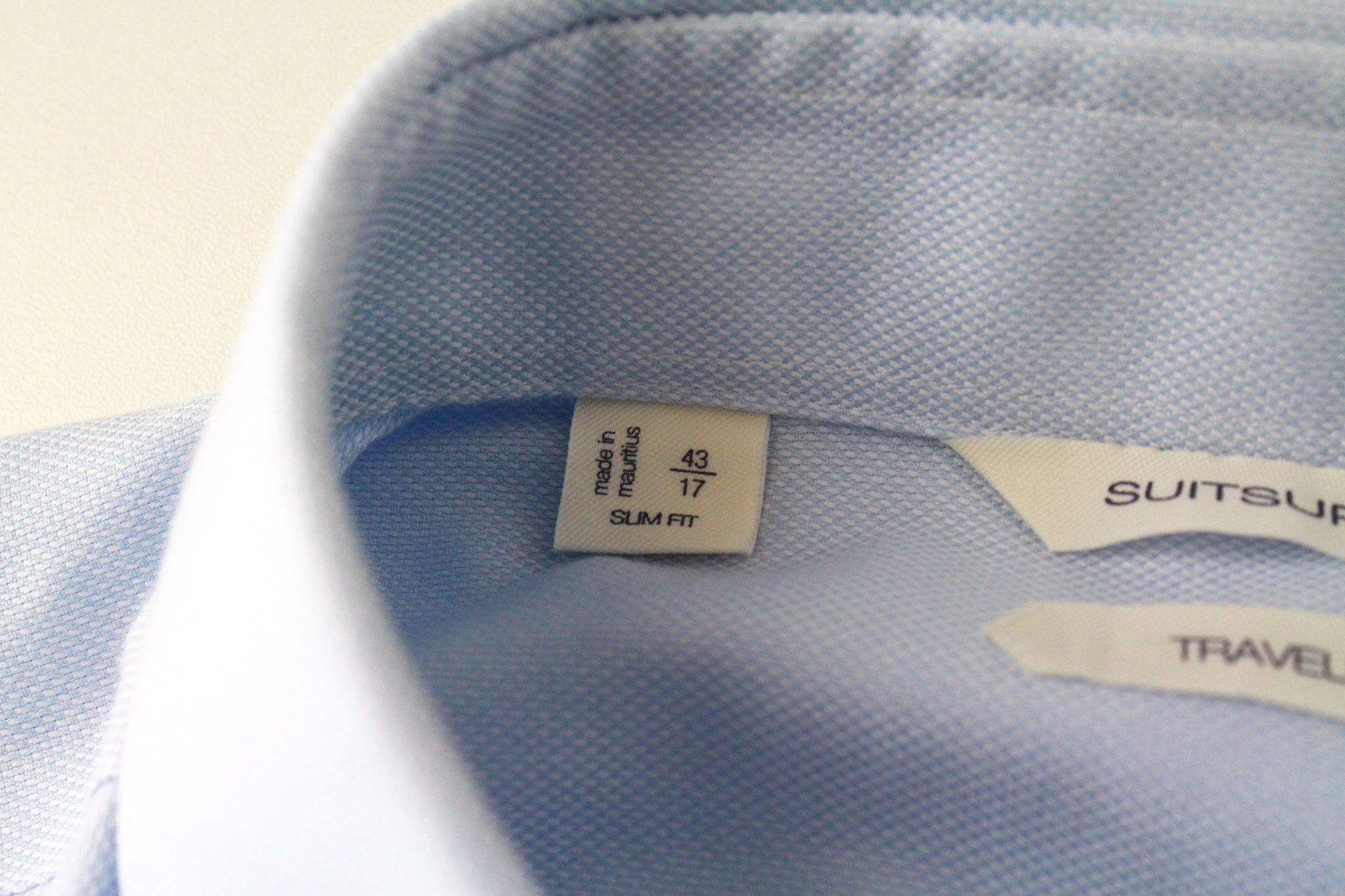 Suitsupply 43/17 Slim Fit Formal Blue Cotton 72764 Size 42R - 5 Thumbnail
