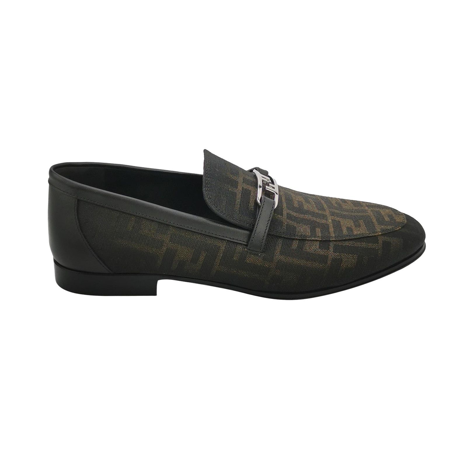 Fendi Fendi O'Lock Monogram Canvas Loafers US 10 Size US 10 / EU 43 - 1 Thumbnail