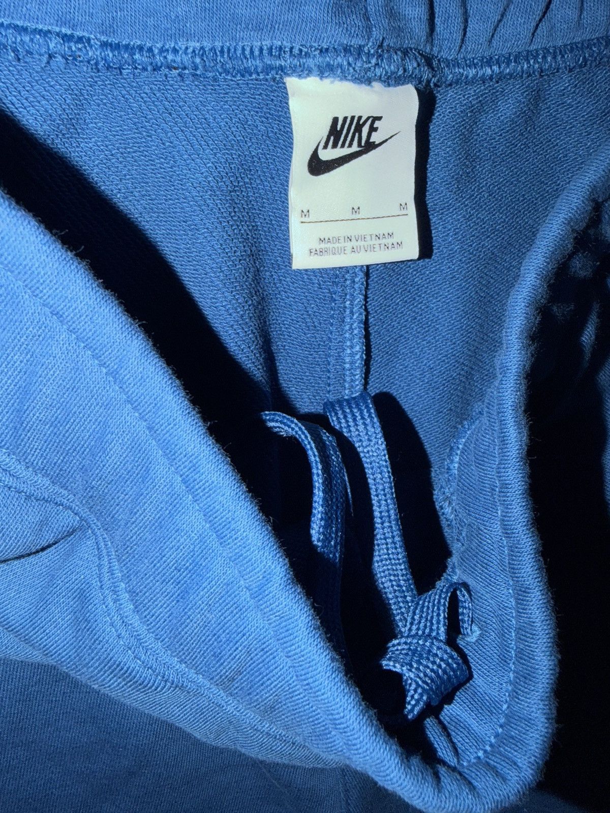 Nike Nike air club fleece sweat shorts blue men’s medium Size US 32 / EU 48 - 4 Thumbnail