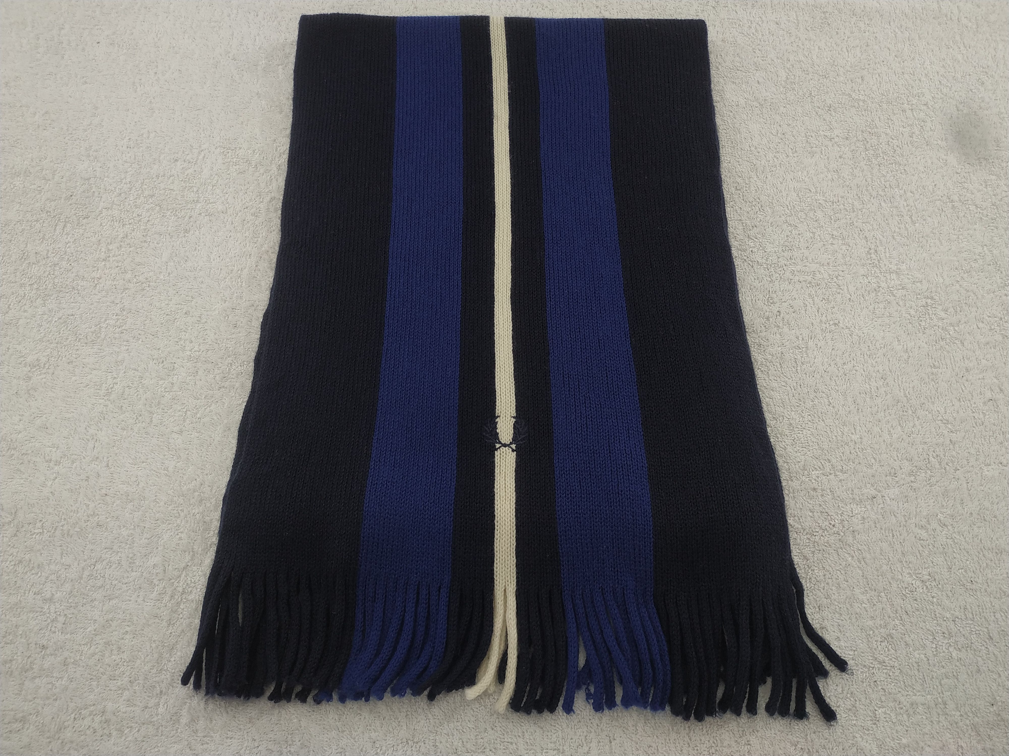 Fred Perry × Vintage Fred Perry Scarf / Muffler / Neckwear - WW586 Size ONE SIZE - 1 Thumbnail