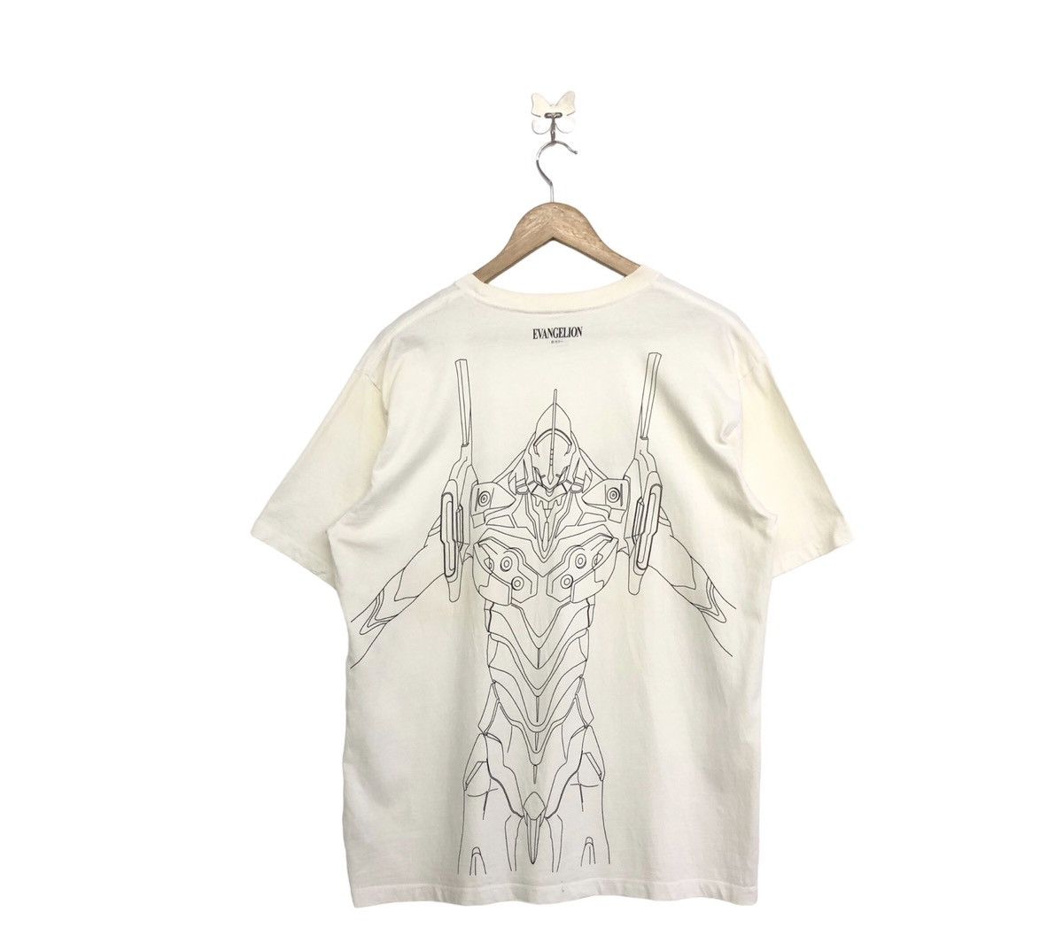 Anime Evangelion X Design Graniph Store Anime Mecha Backhitt Tee Size US L / EU 52-54 / 3 - 3 Thumbnail