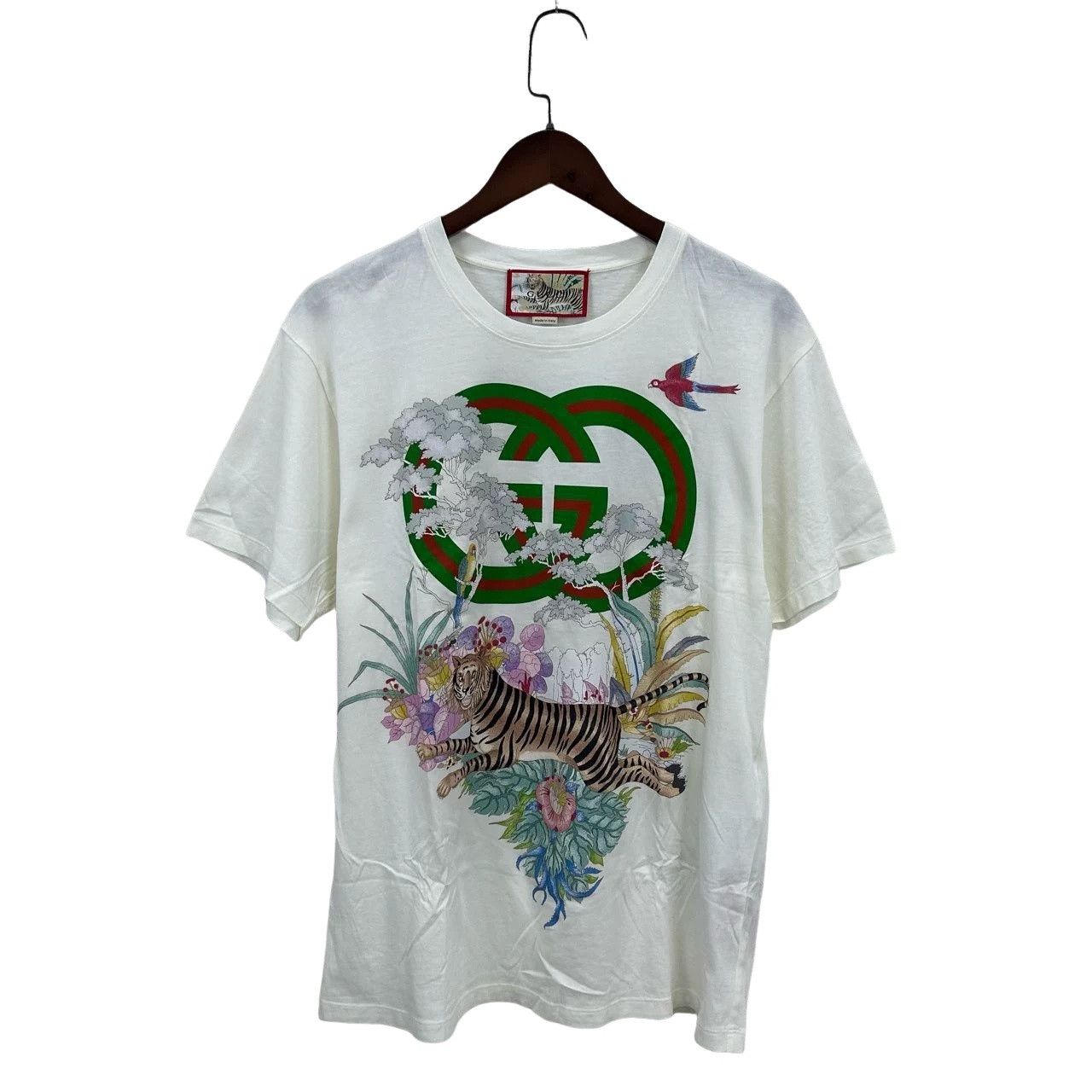 Gucci Gucci Tiger Print Graphic T-Shirt Size M Size US M / EU 48-50 / 2 - 1 Thumbnail