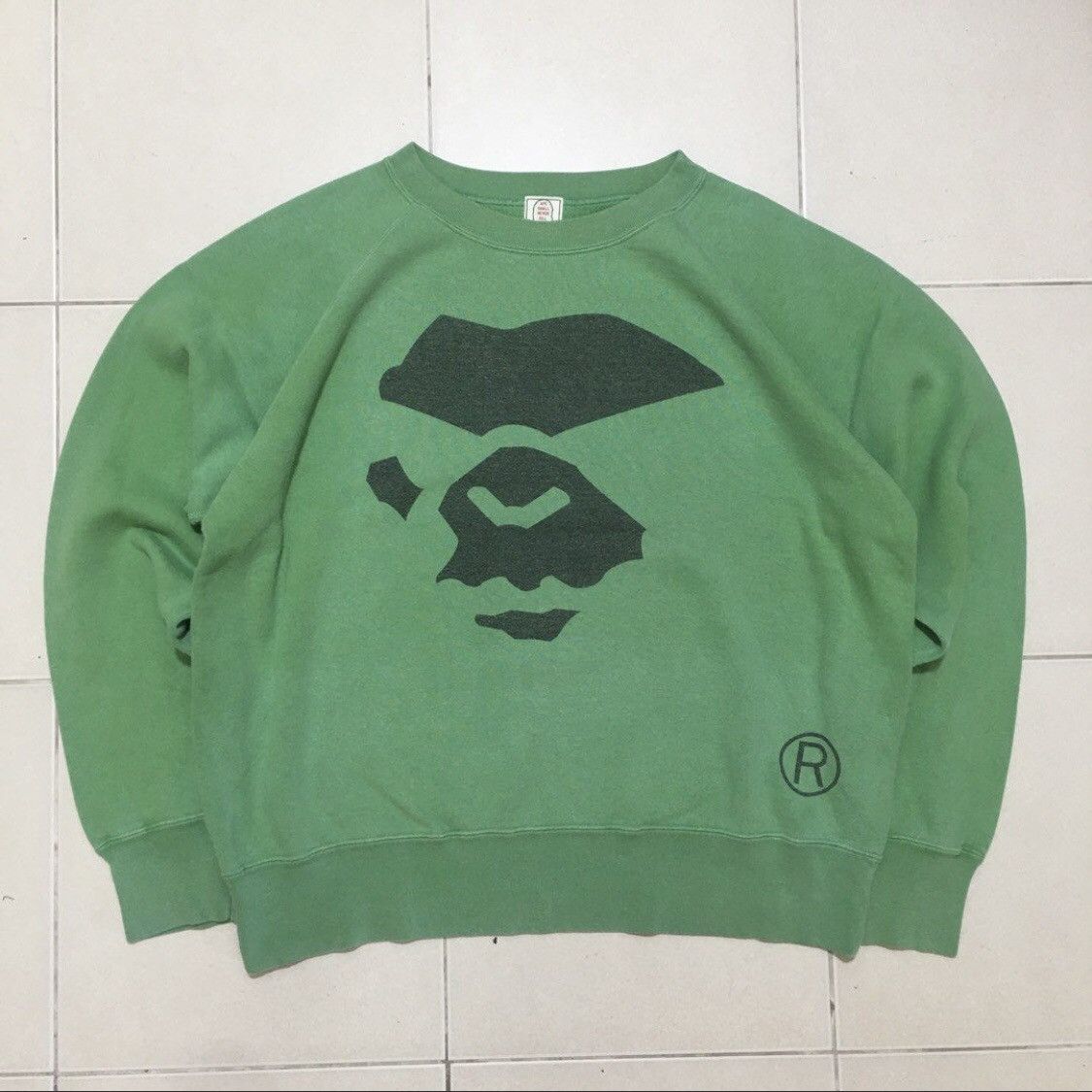 Bape Mad Face Crewneck Size US M / EU 48-50 / 2 - 1 Thumbnail