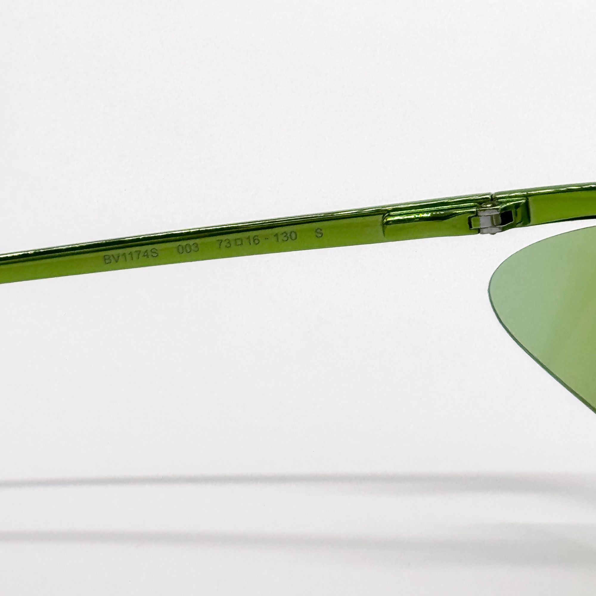 Bottega Veneta NEW BOTTEGA VENETA SUNGLASSES BV1174S 003 GREEN/GREEN UNISEX Size ONE SIZE - 7 Thumbnail