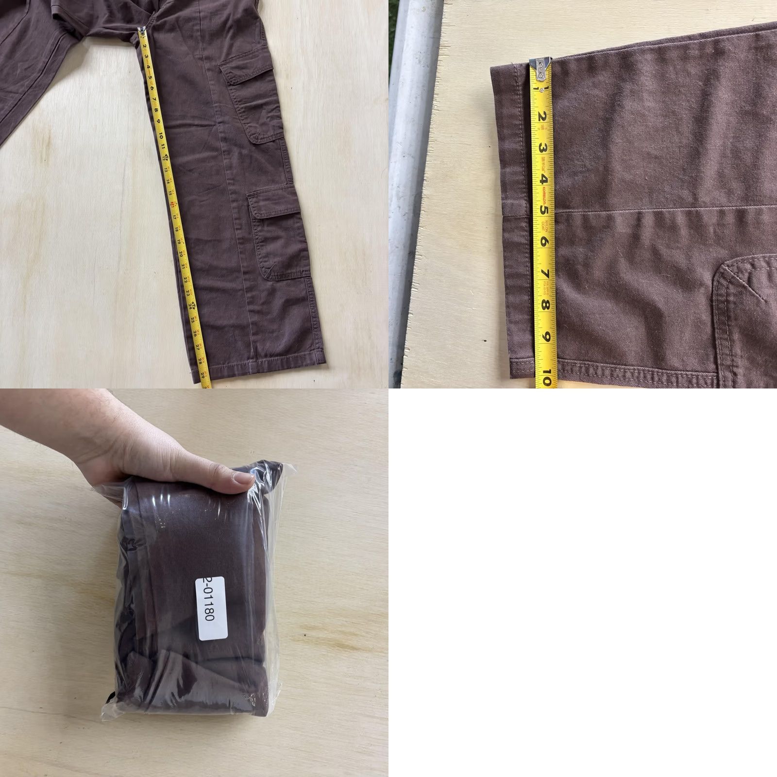 Vintage VINTAGE Tinseltown Pants Cargo Women Brown Cotton Twill Straight Leg Pockets 3 Inseam 27.5in Casual Size 26" / US 2 / IT 38 - 8 Thumbnail
