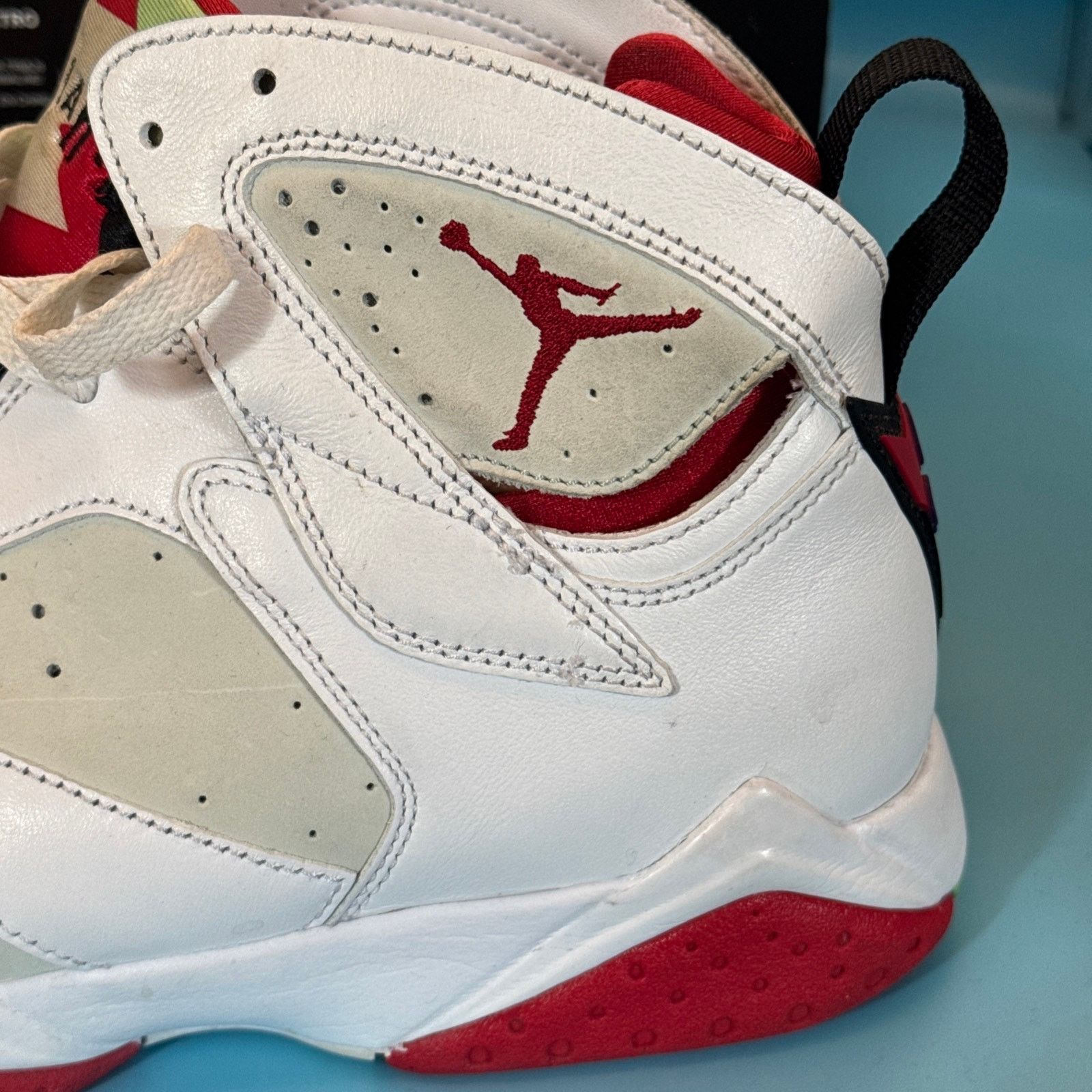 Jordan Brand Air Jordan 7 Retro 2015 Hare m9 w10.5 Size US 9 / EU 42 - 11 Thumbnail