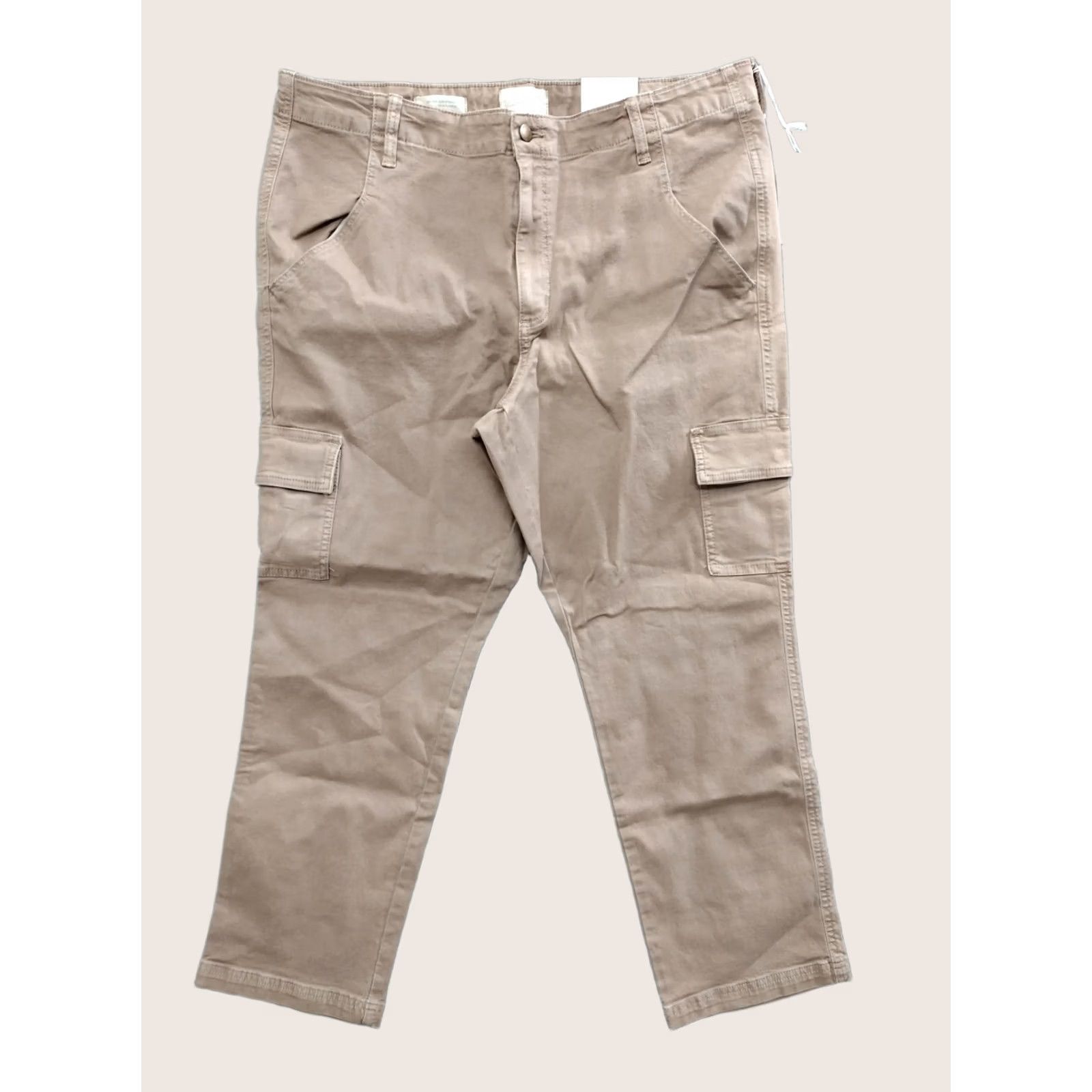 Vintage Universal Thread Cargo Pants Shaped High-Rise Slim Straight Brown Women 18/24R Plus XS? Size 40" / US 18 - 1 Thumbnail