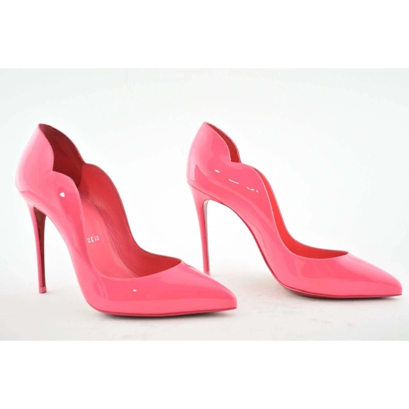 Christian Louboutin Christian Louboutin Hot Chick 100 Magnifique Pink Patent Size US 5 / IT 35 - 4 Thumbnail