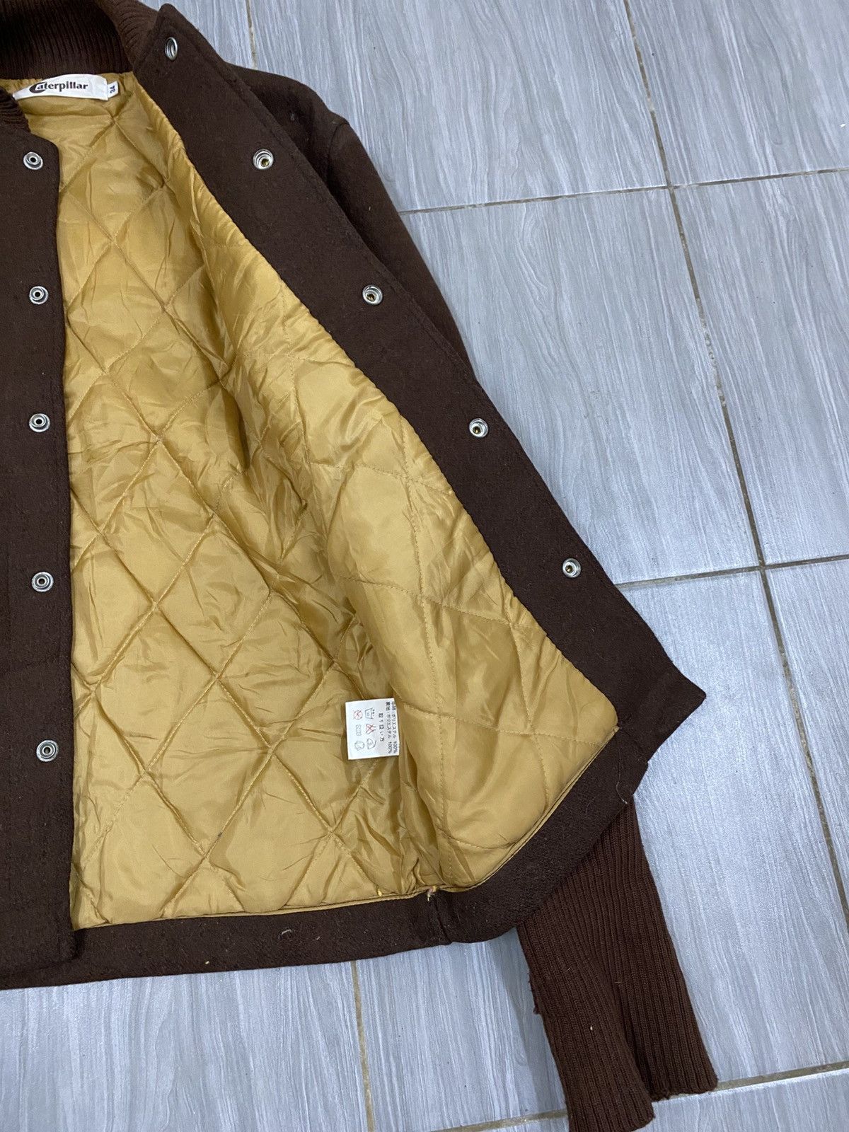Caterpillar Vintage Caterpillar Varsity Wool Jacket Brown Size US XS / EU 42 / 0 - 10 Thumbnail