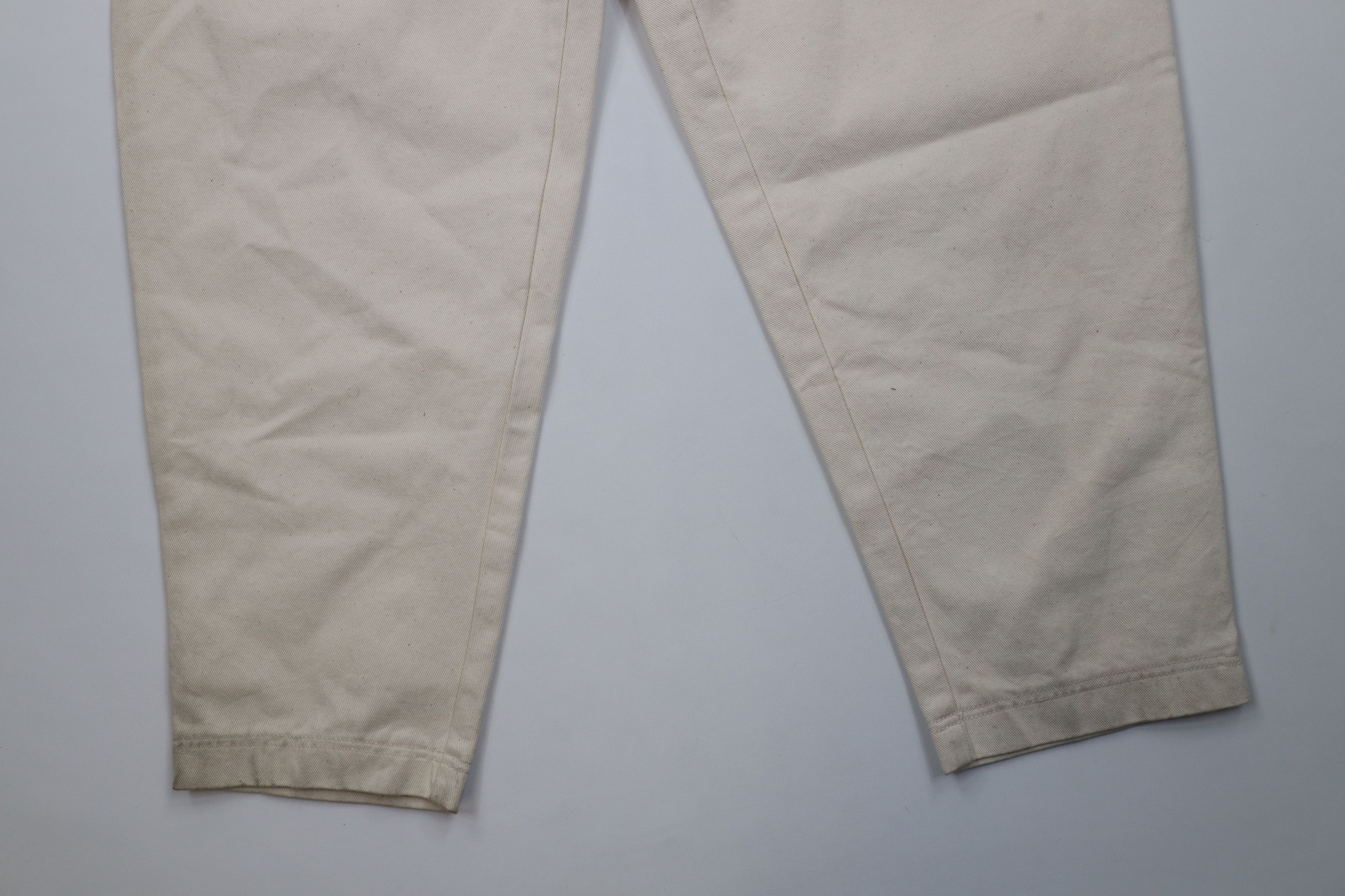 Fila Deadstock Vintage 90s Fila Baggy Skateboard Jeans Cream Size US 38 / EU 54 - 4 Thumbnail
