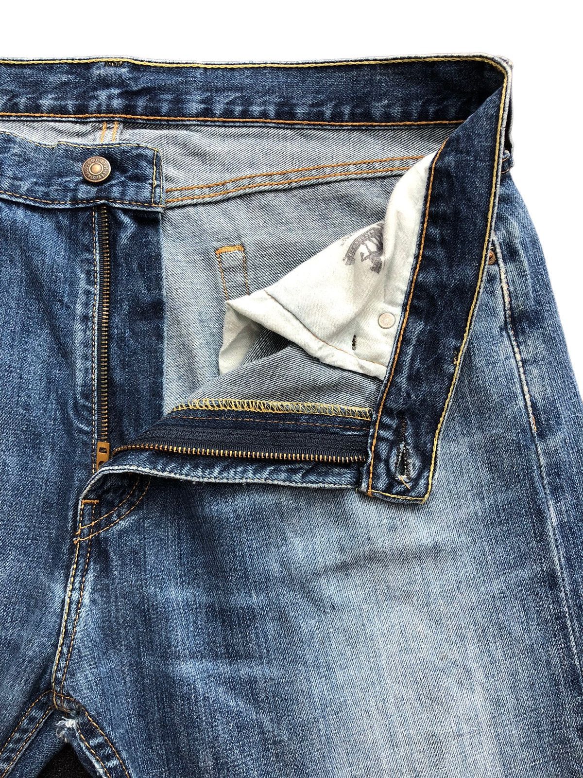 Levi's 💸LASTDROP💸 Vintage Levi's 505 Distressed Denim Jeans Size US 36 / EU 52 - 8 Thumbnail