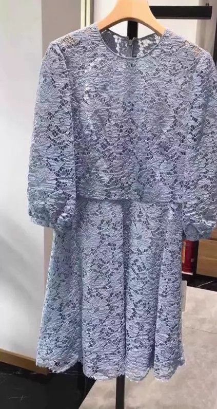 Valentino Valentino Haze blue lace dress Size XS / US 0-2 / IT 36-38 - 1 Thumbnail