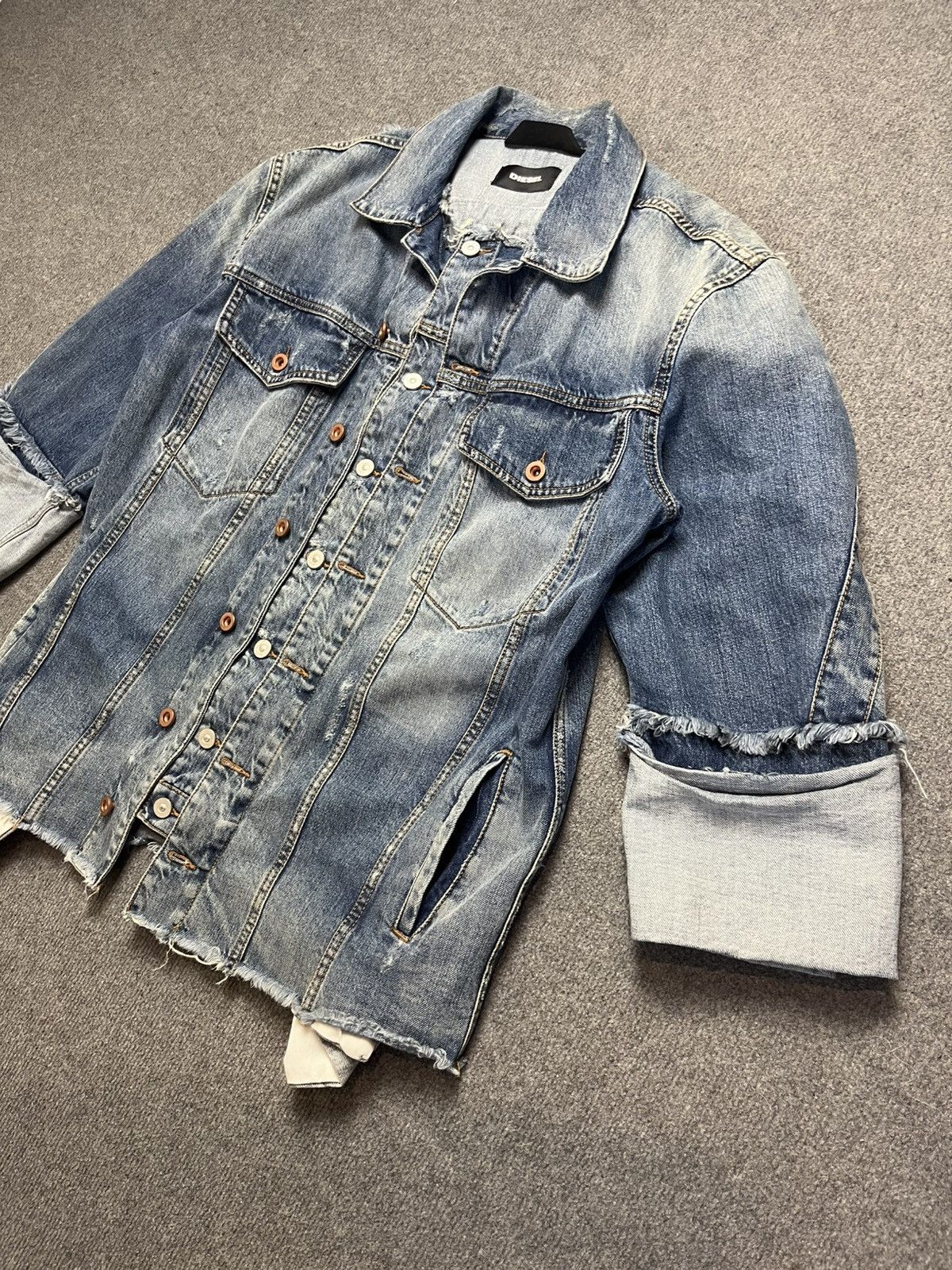 Diesel × If Six Was Nine × Le Grande Bleu (L.G.B.) Diesel avant garde denim jacket Size US S / EU 44-46 / 1 - 4 Thumbnail