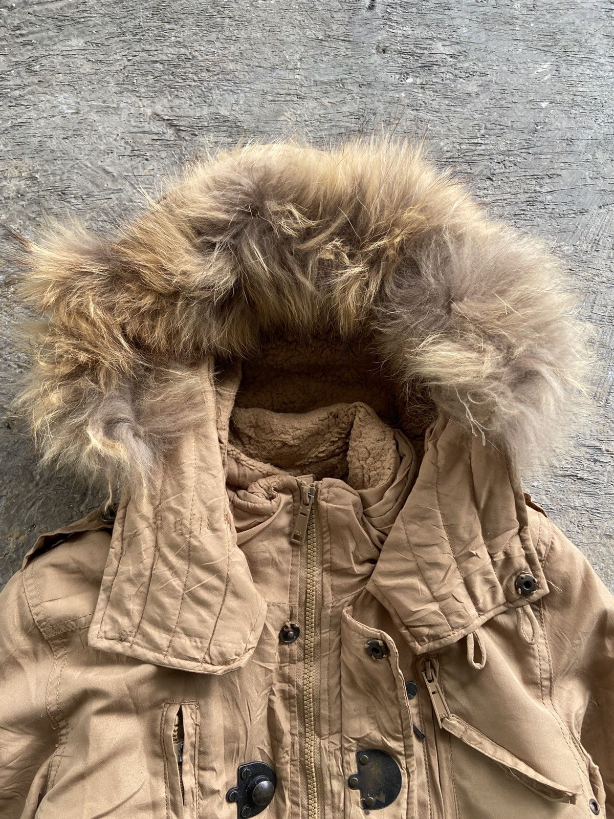 14th Addiction 2000s SLY - Vkei Apocalypse 14th Style Thumbhole Fur Jacket Size US M / EU 48-50 / 2 - 5 Thumbnail